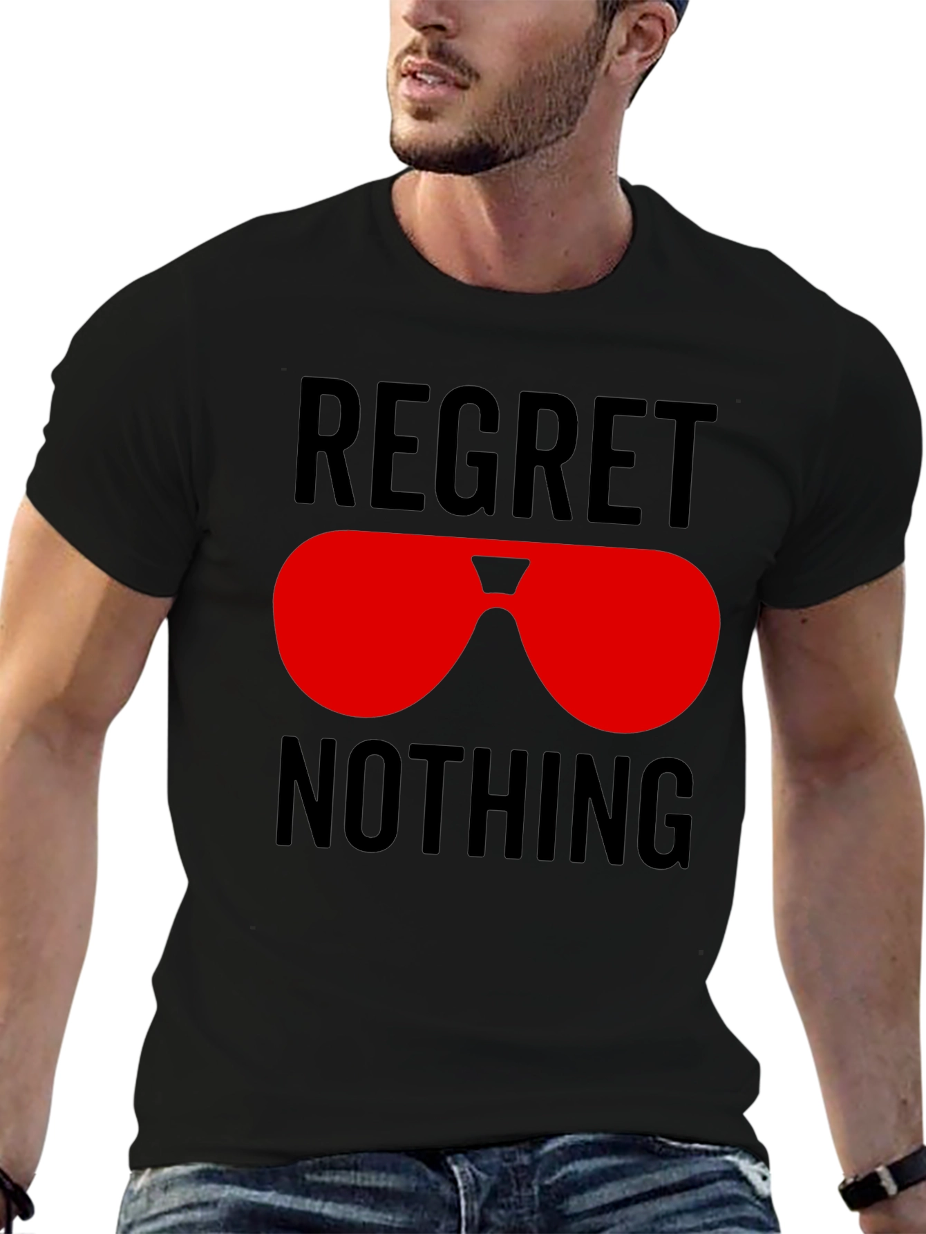 Regret Nothing Sunglasses Graphic Tee