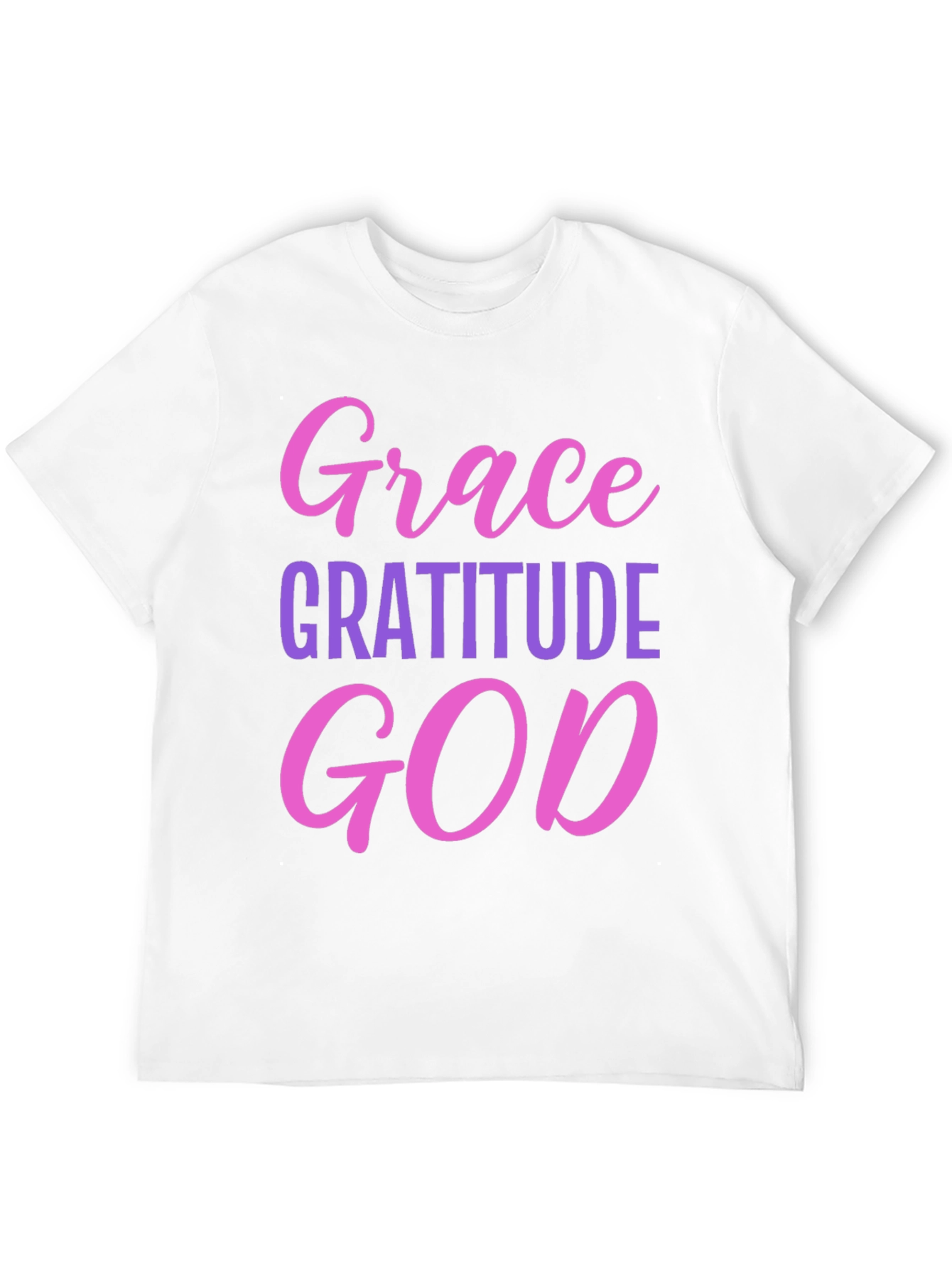 Grace Gratitude God T-Shirt - Black
