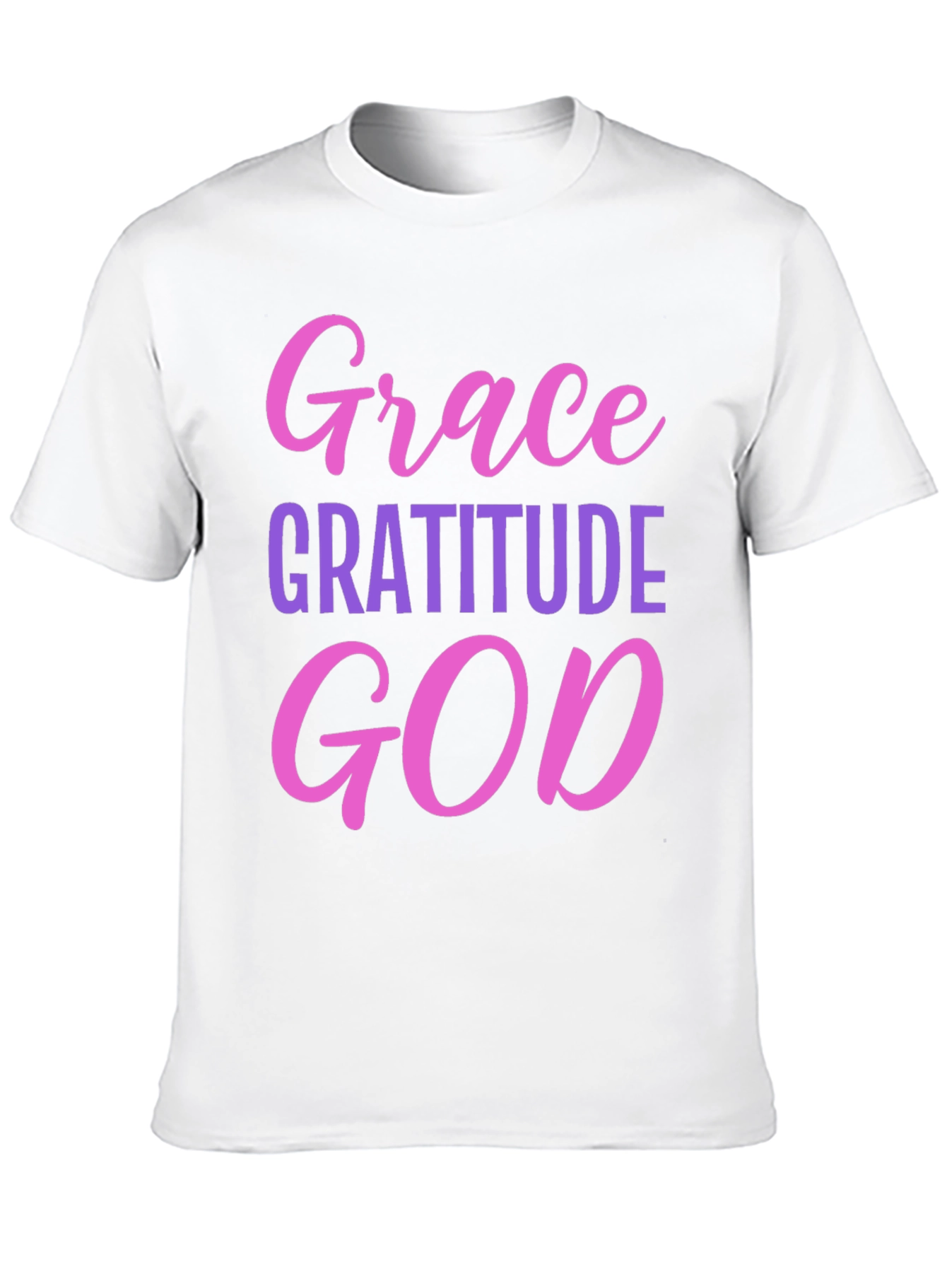 Grace Gratitude God T-Shirt - Black