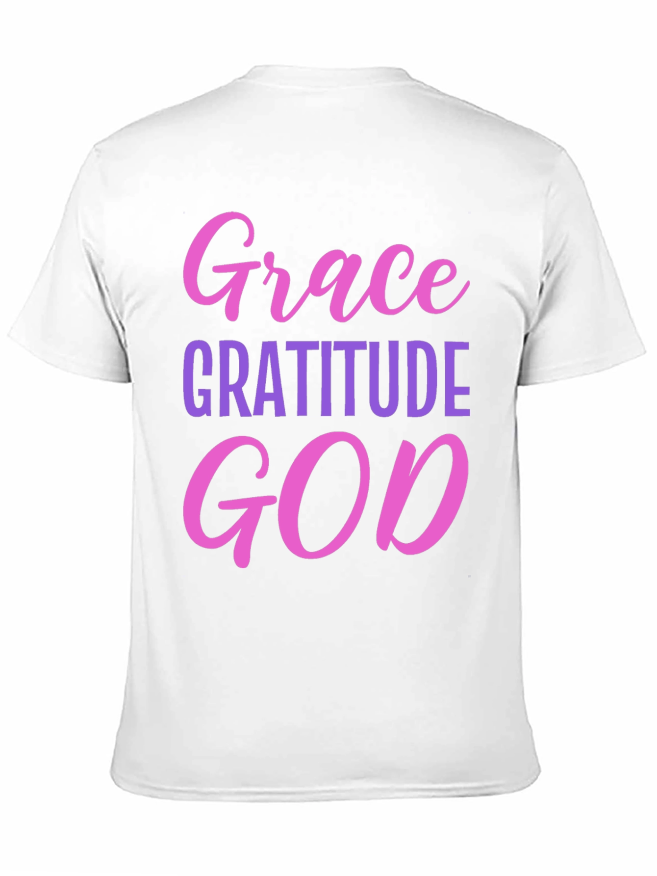 Grace Gratitude God T-Shirt - Black