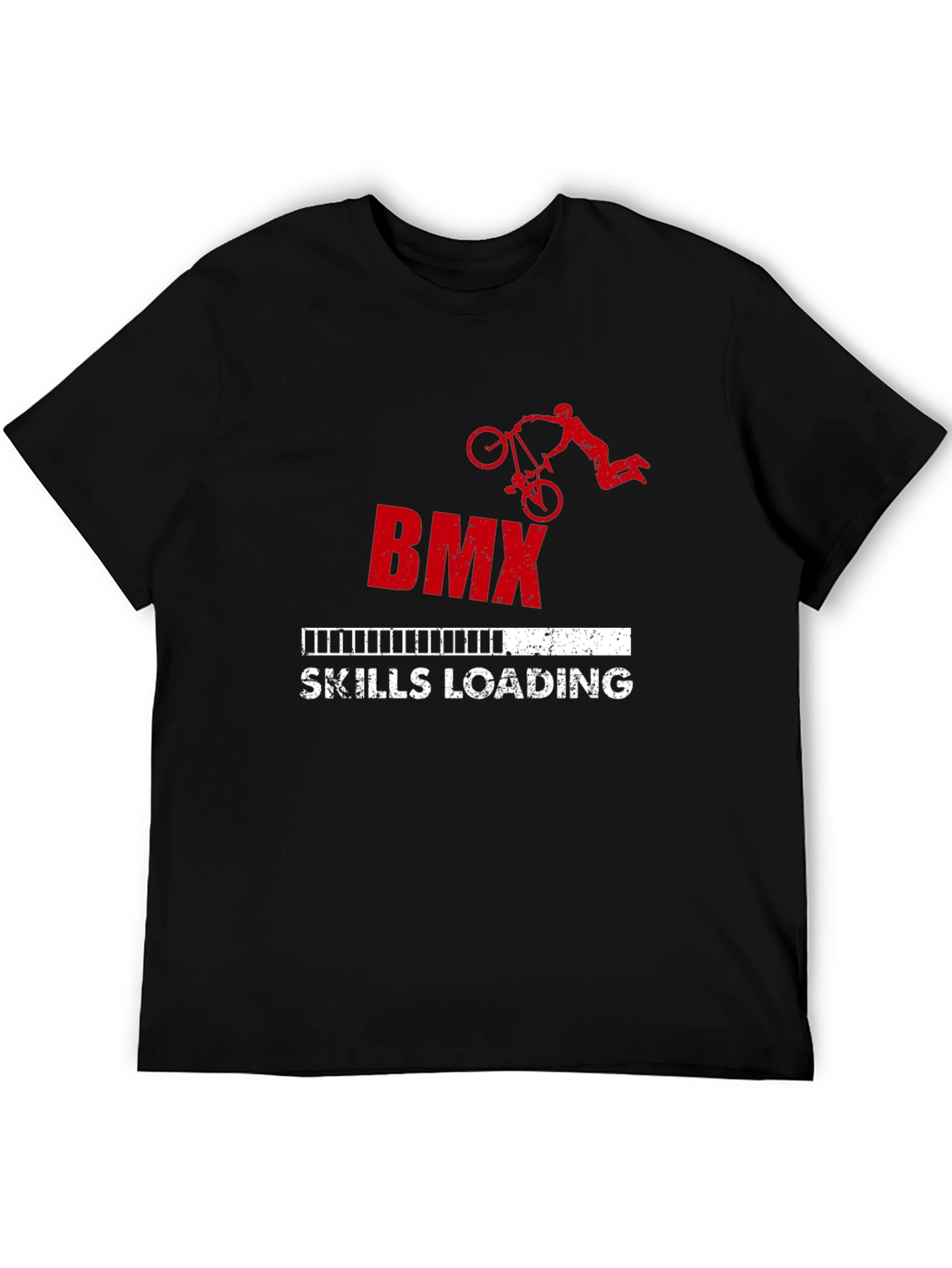 BMX Skills Loading Graphic T-Shirt - Black