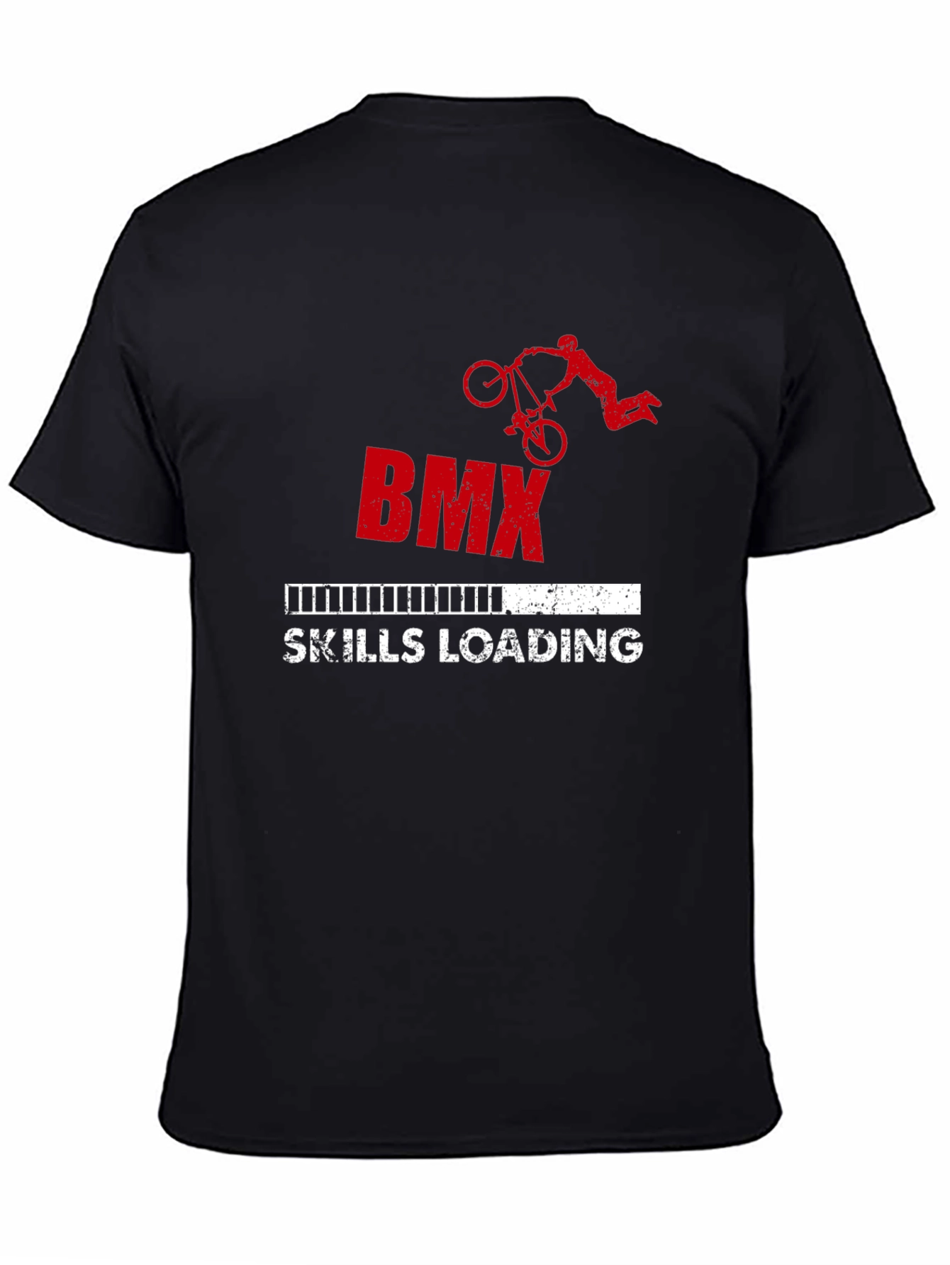 BMX Skills Loading Graphic T-Shirt - Black