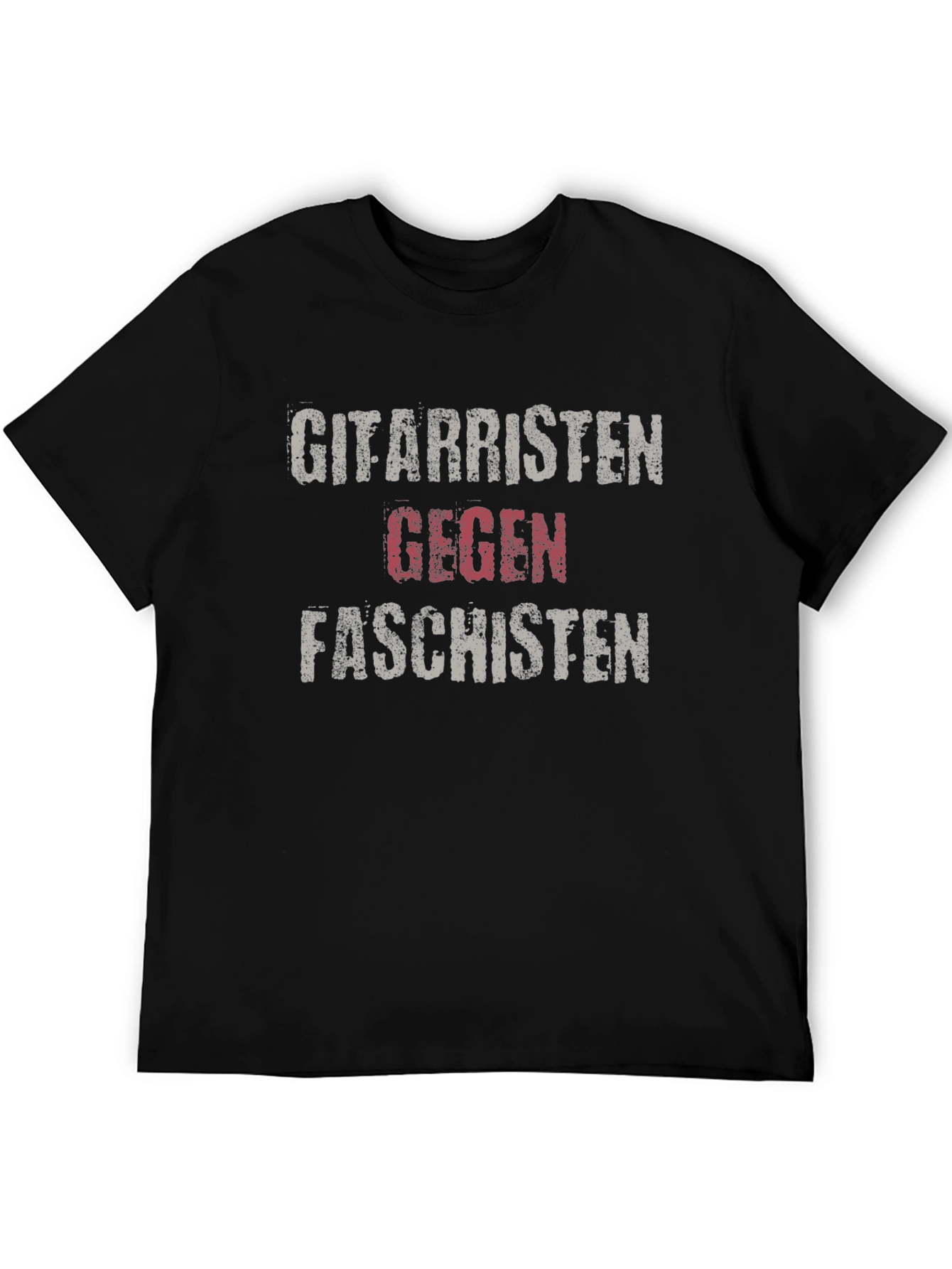 Gitarristen Gegen Faschisten Black Graphic Tee
