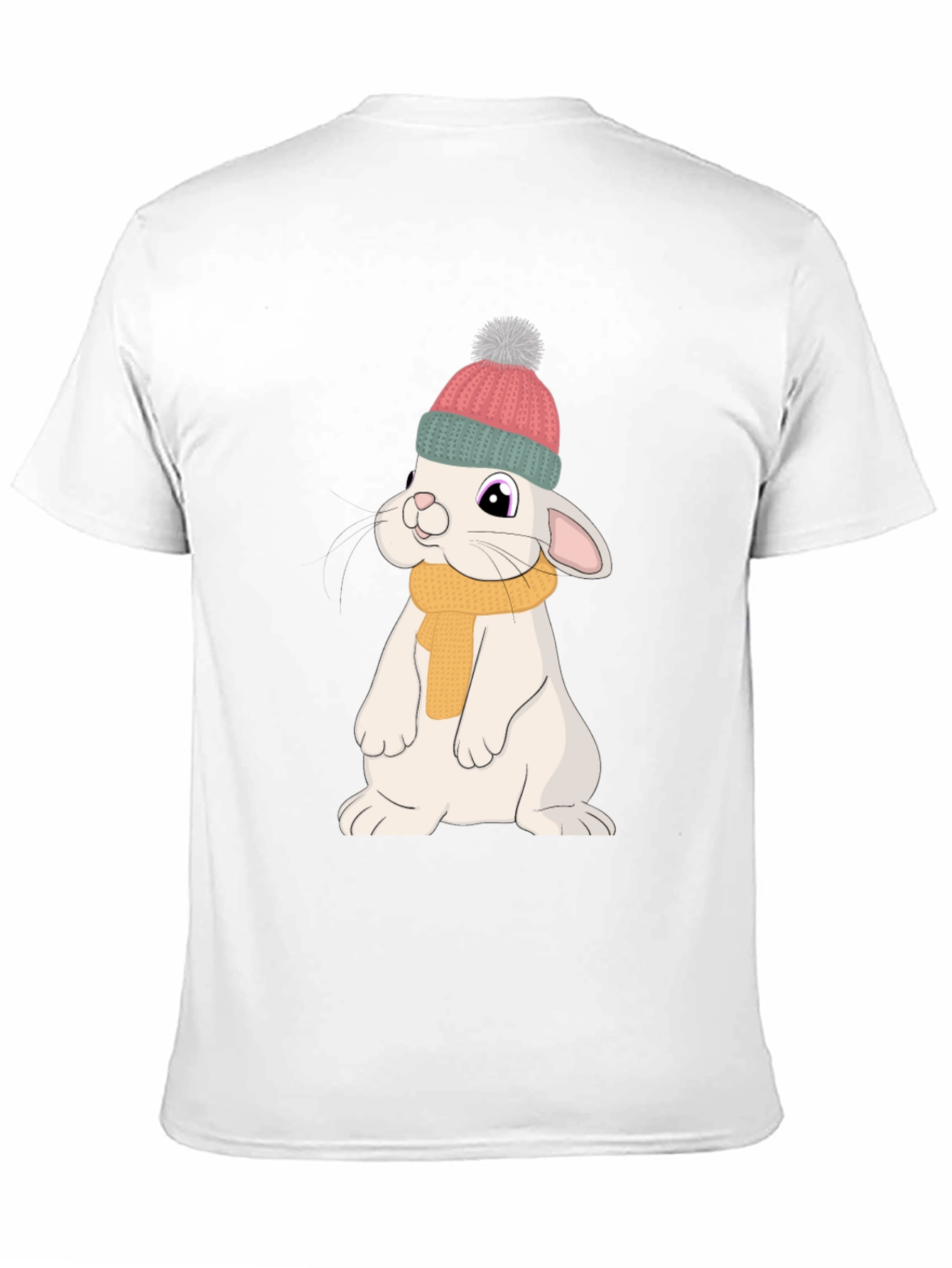 Cute Rabbit T-Shirt - Cartoon Bunny Graphic Tee