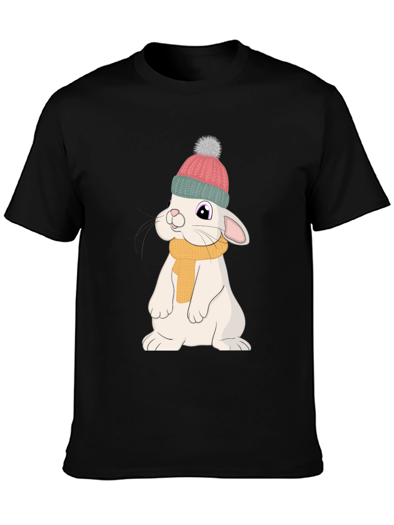 Cute Rabbit T-Shirt - Cartoon Bunny Graphic Tee