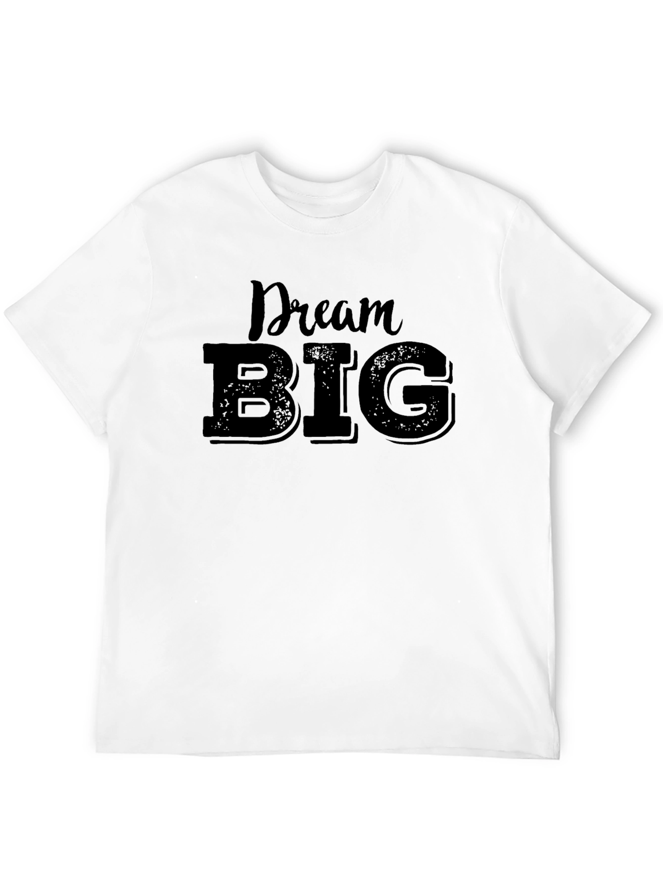 Dream Big Black Graphic T-Shirt