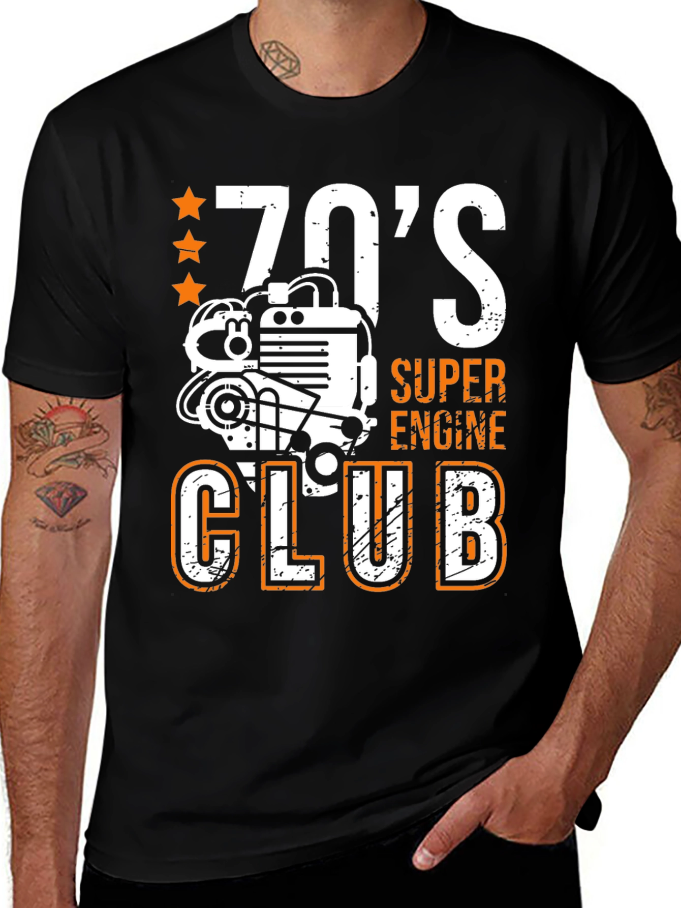 70s Super Engine Club T-Shirt