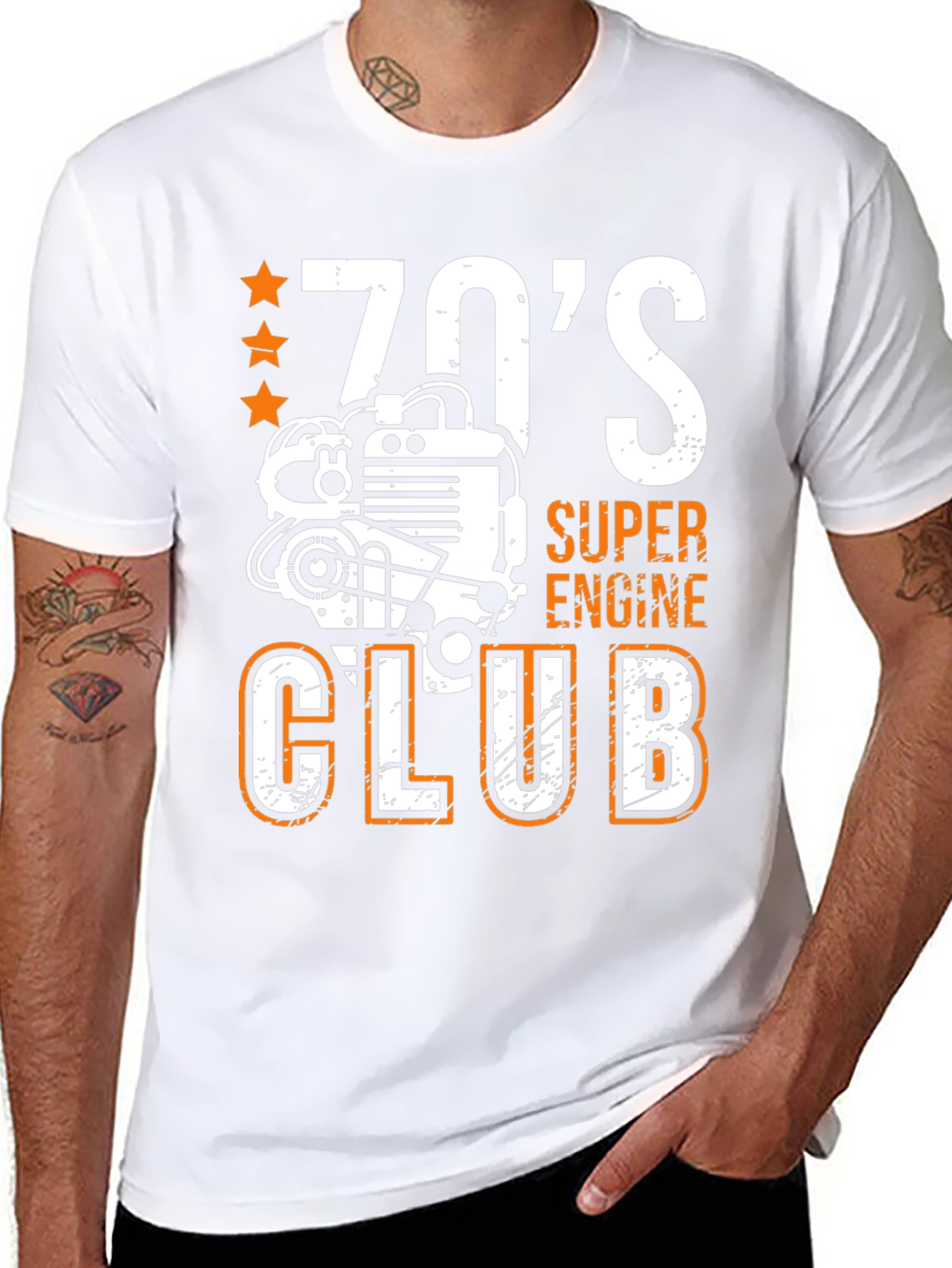 70s Super Engine Club T-Shirt