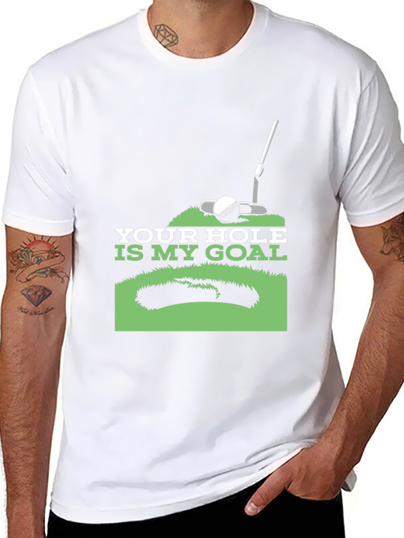 Your Hole is My Goal Golf T-Shirt