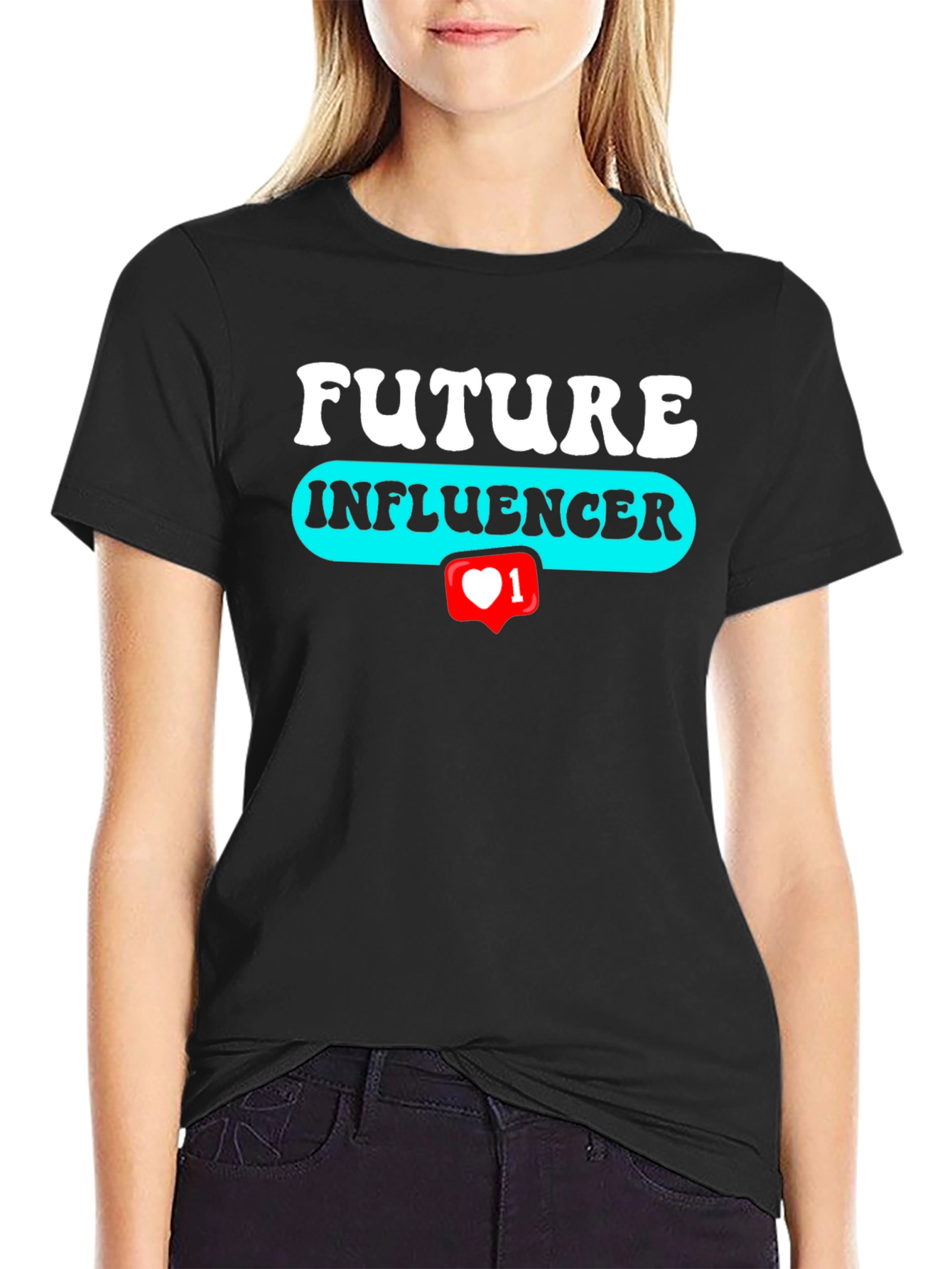 Future Influencer Graphic Tee - Trendy Social Media T-Shirt