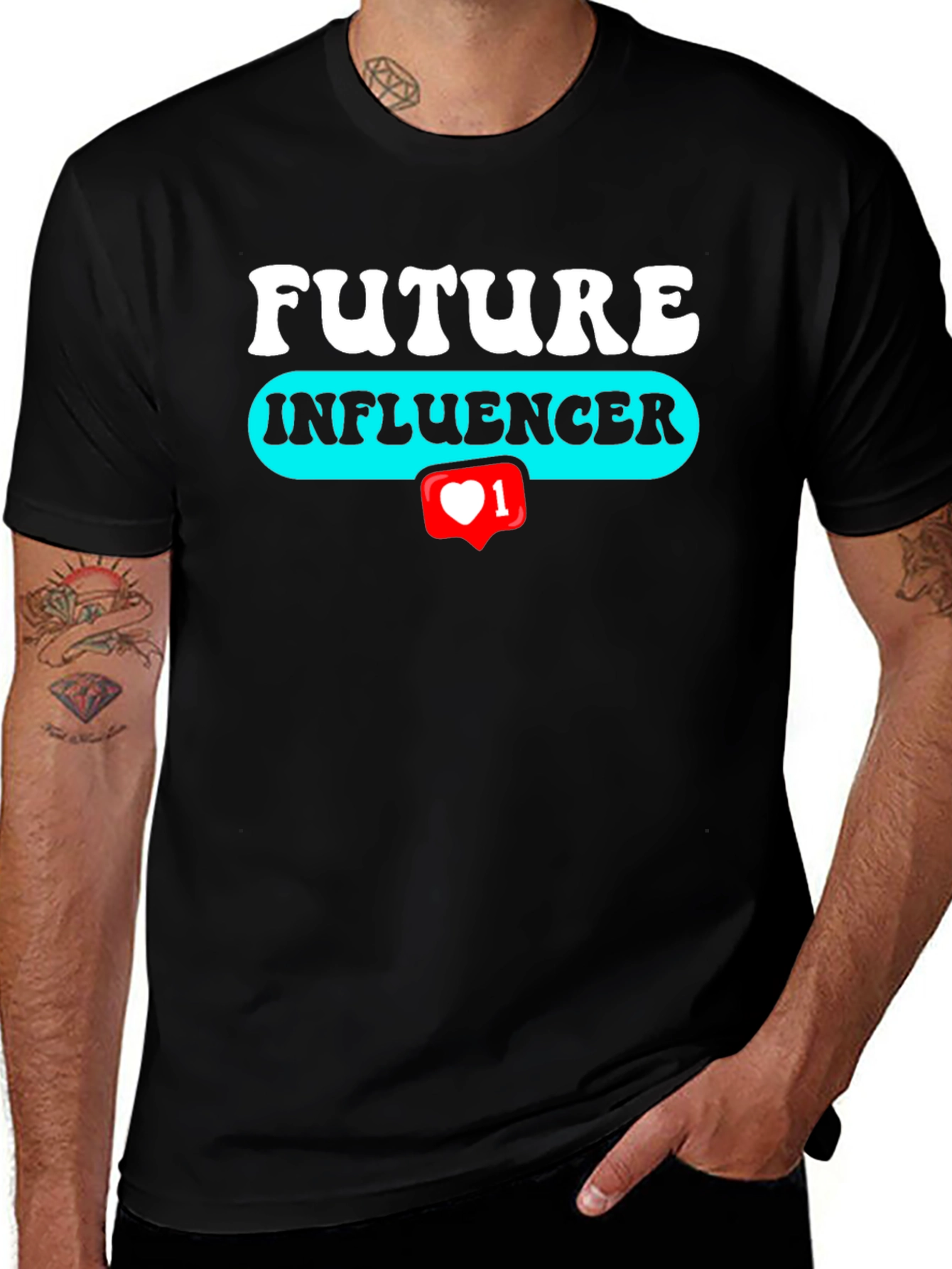 Future Influencer Graphic Tee - Trendy Social Media T-Shirt