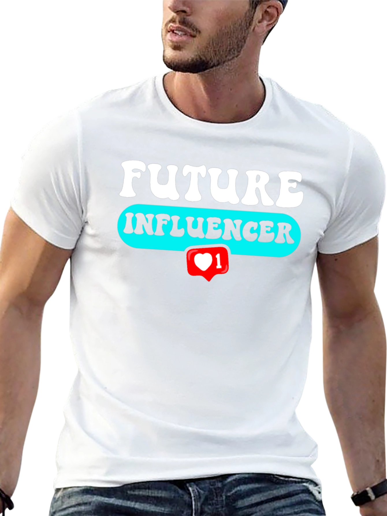 Future Influencer Graphic Tee - Trendy Social Media T-Shirt