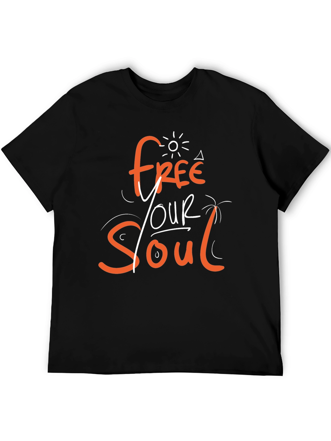 Free Your Soul Graphic Print T-Shirt