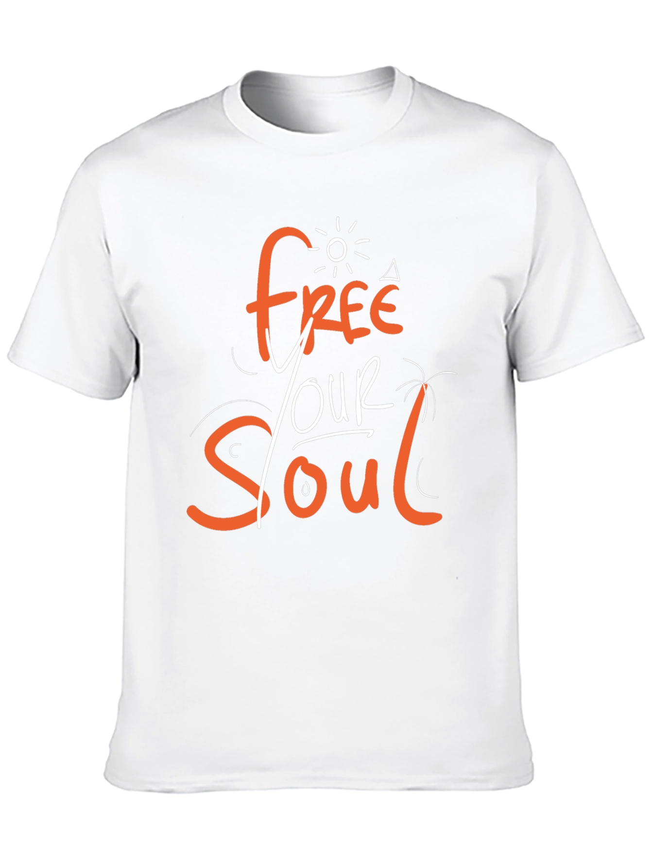 Free Your Soul Graphic Print T-Shirt