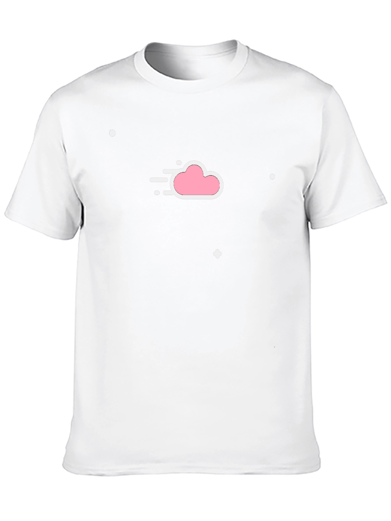 Black Cloud Graphic Tee - Soft Cotton Blend Shirt