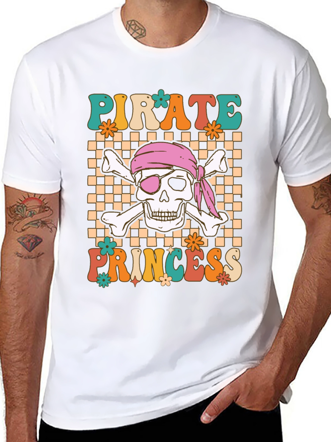 Pirate Princess Skull T-Shirt