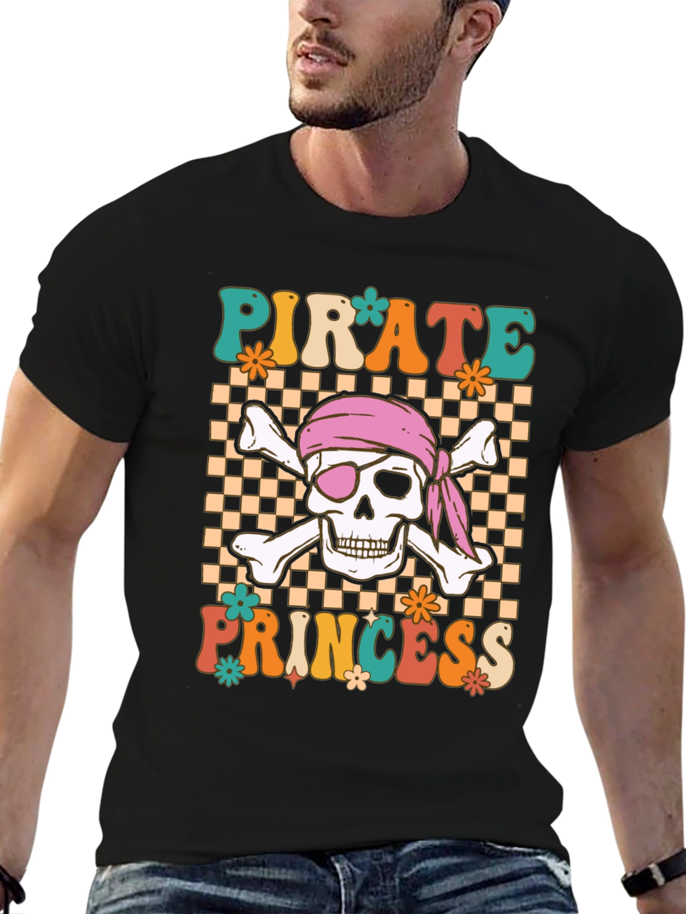 Pirate Princess Skull T-Shirt