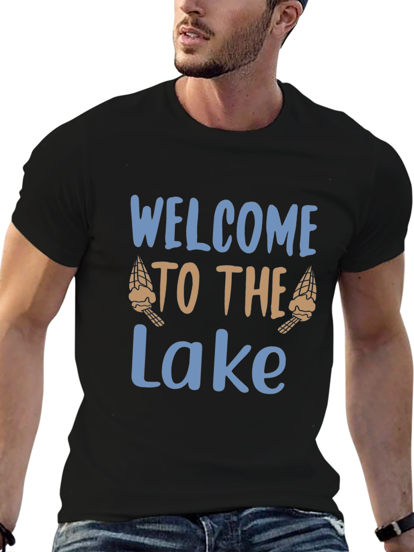 Welcome to the Lake Black T-Shirt