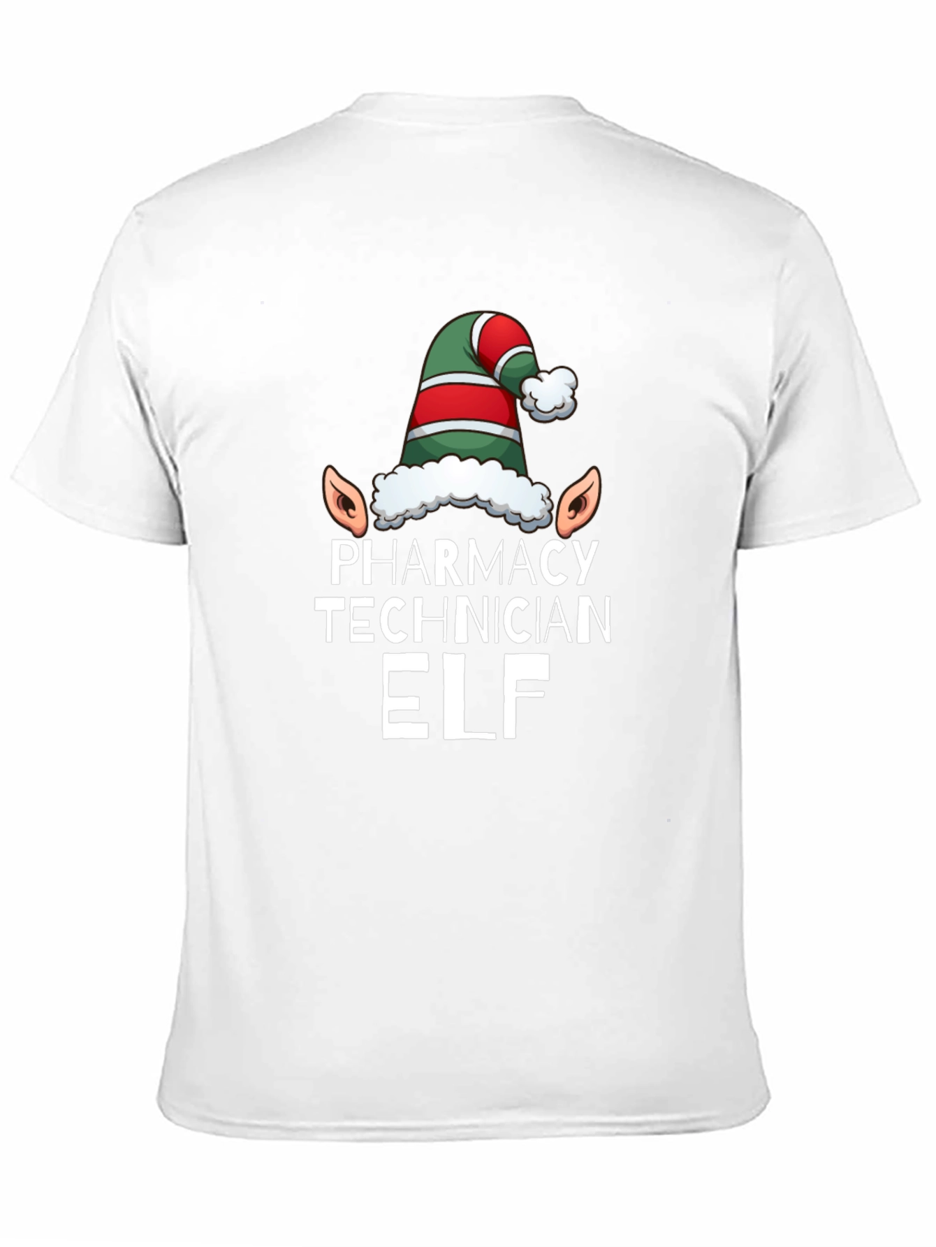 Pharmacy Technician Elf T-Shirt - Black