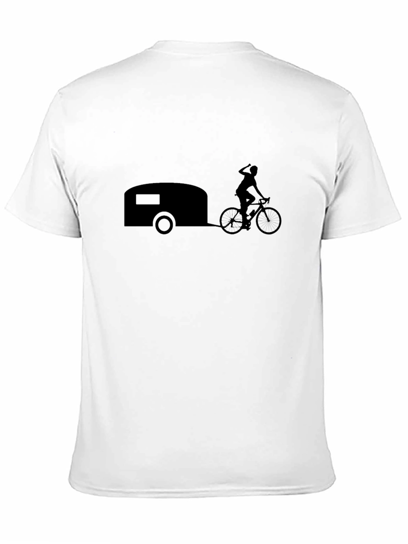 Bicycle Camper Black T-Shirt