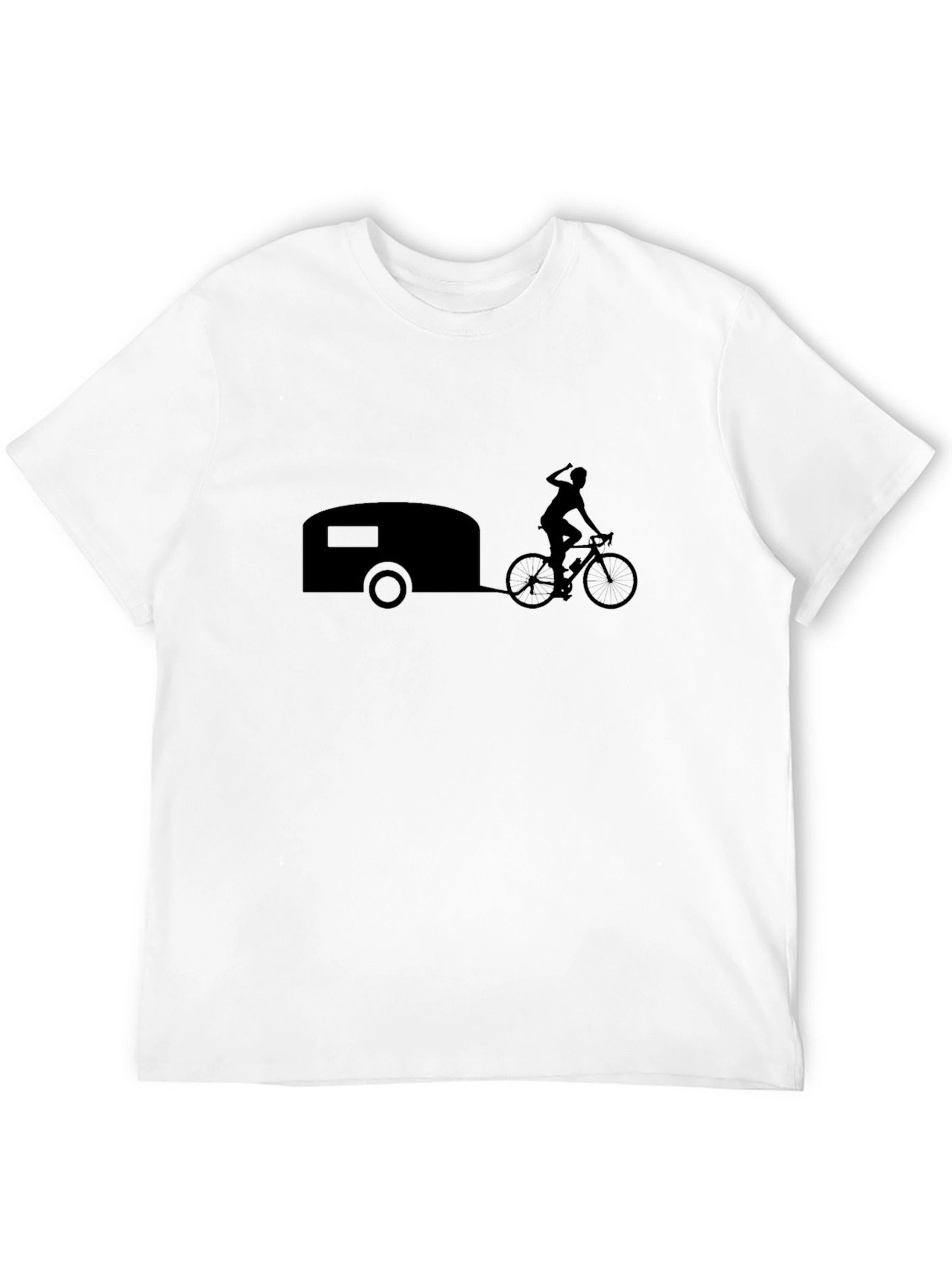 Bicycle Camper Black T-Shirt