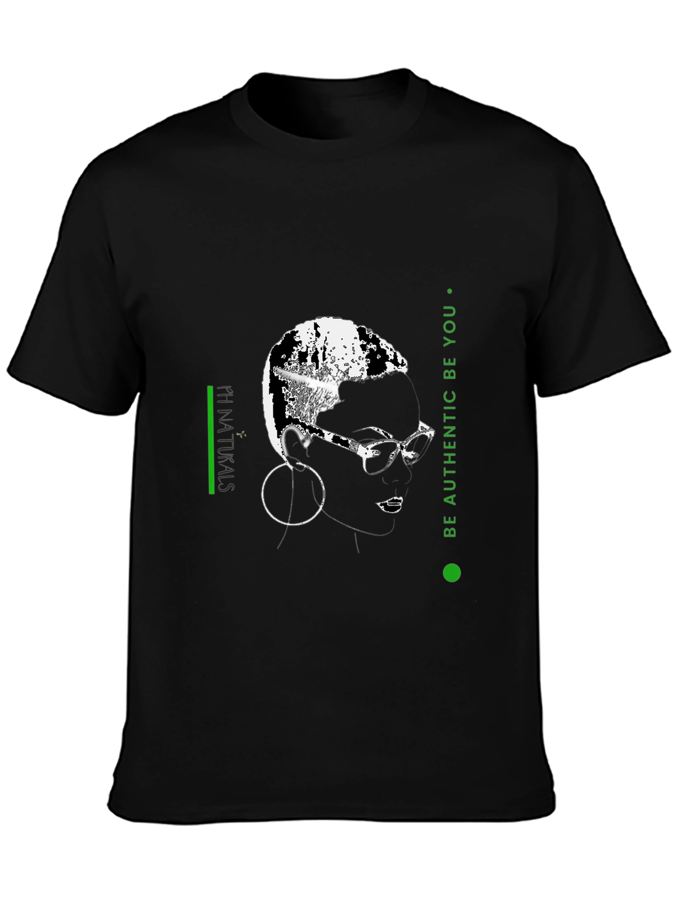 Modern Graphic Tee: Be Authentic