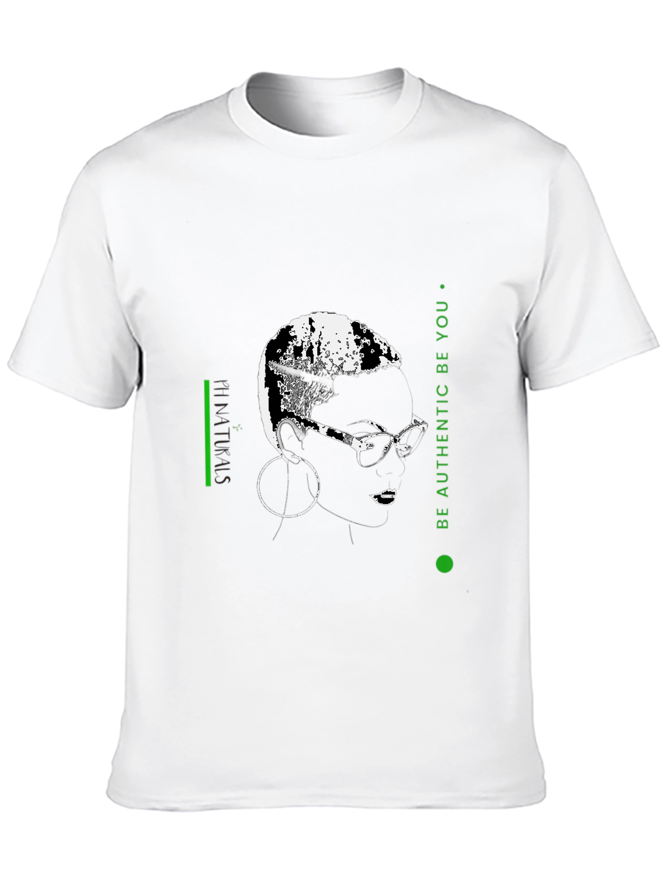 Modern Graphic Tee: Be Authentic