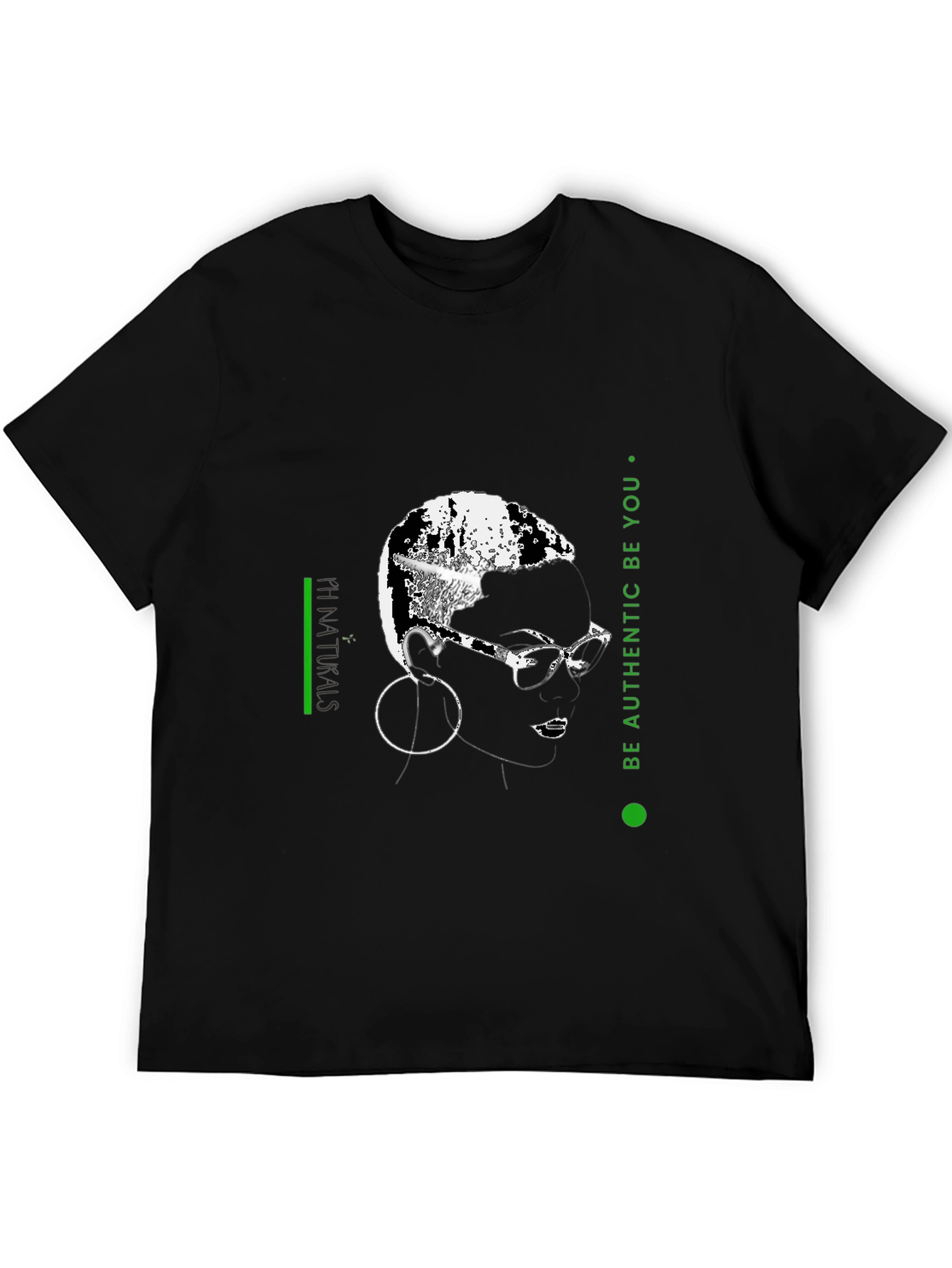 Modern Graphic Tee: Be Authentic