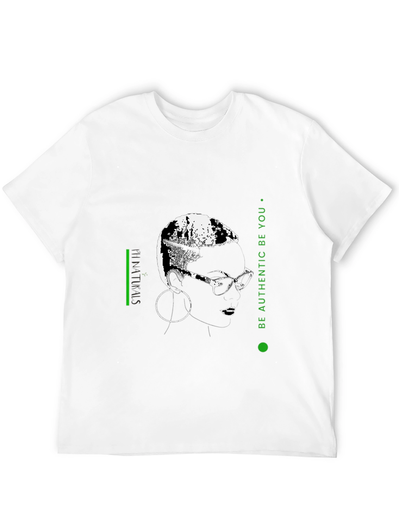 Modern Graphic Tee: Be Authentic