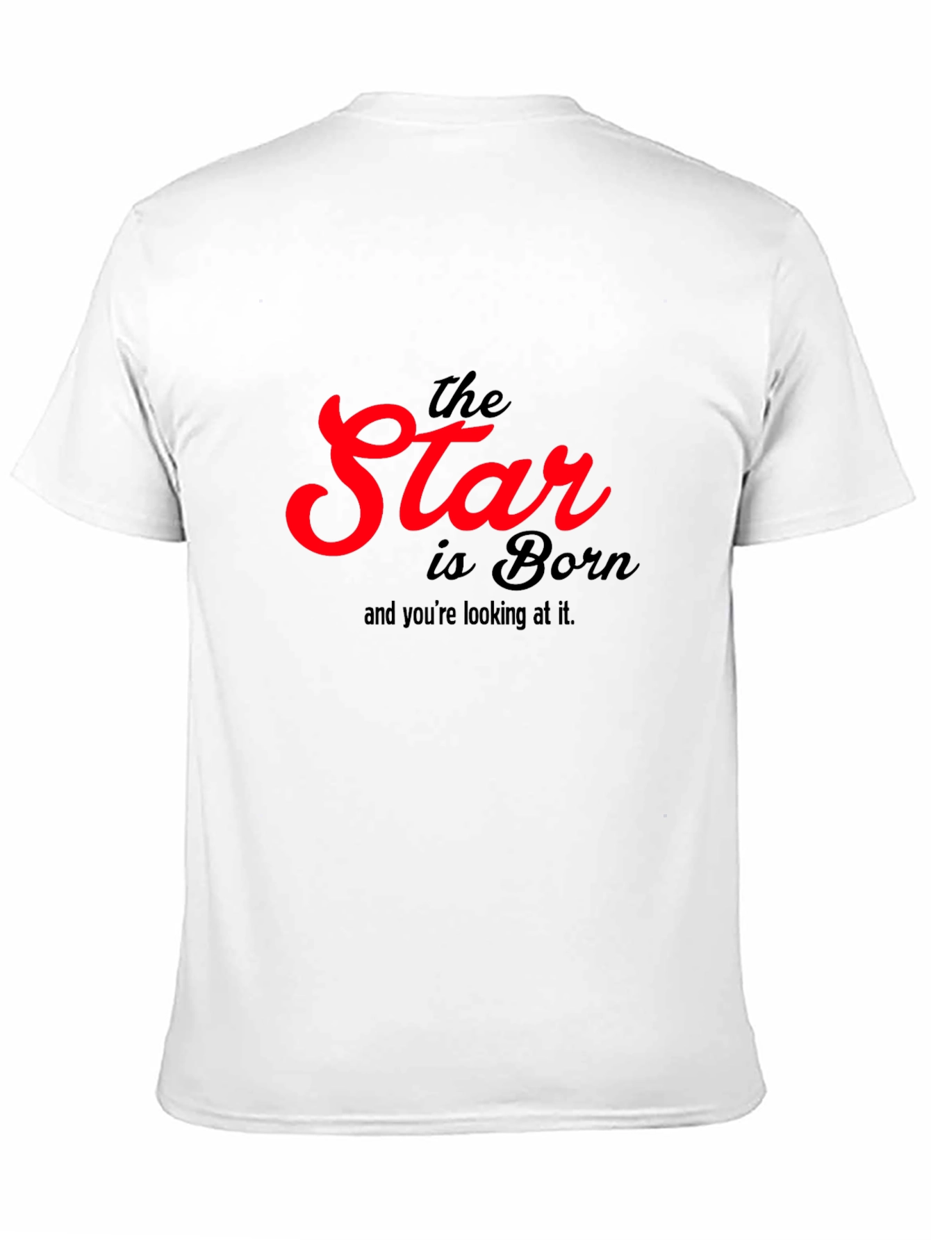 The Star Is Born Black Graphic T-Shirt