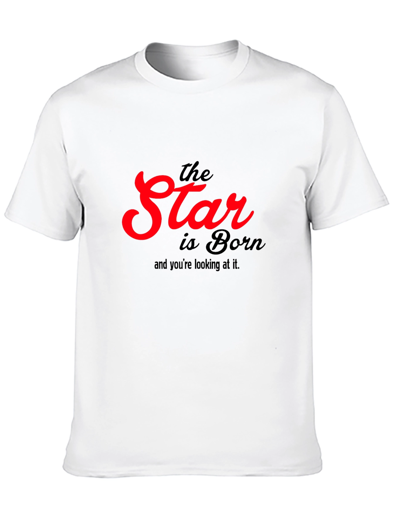 The Star Is Born Black Graphic T-Shirt