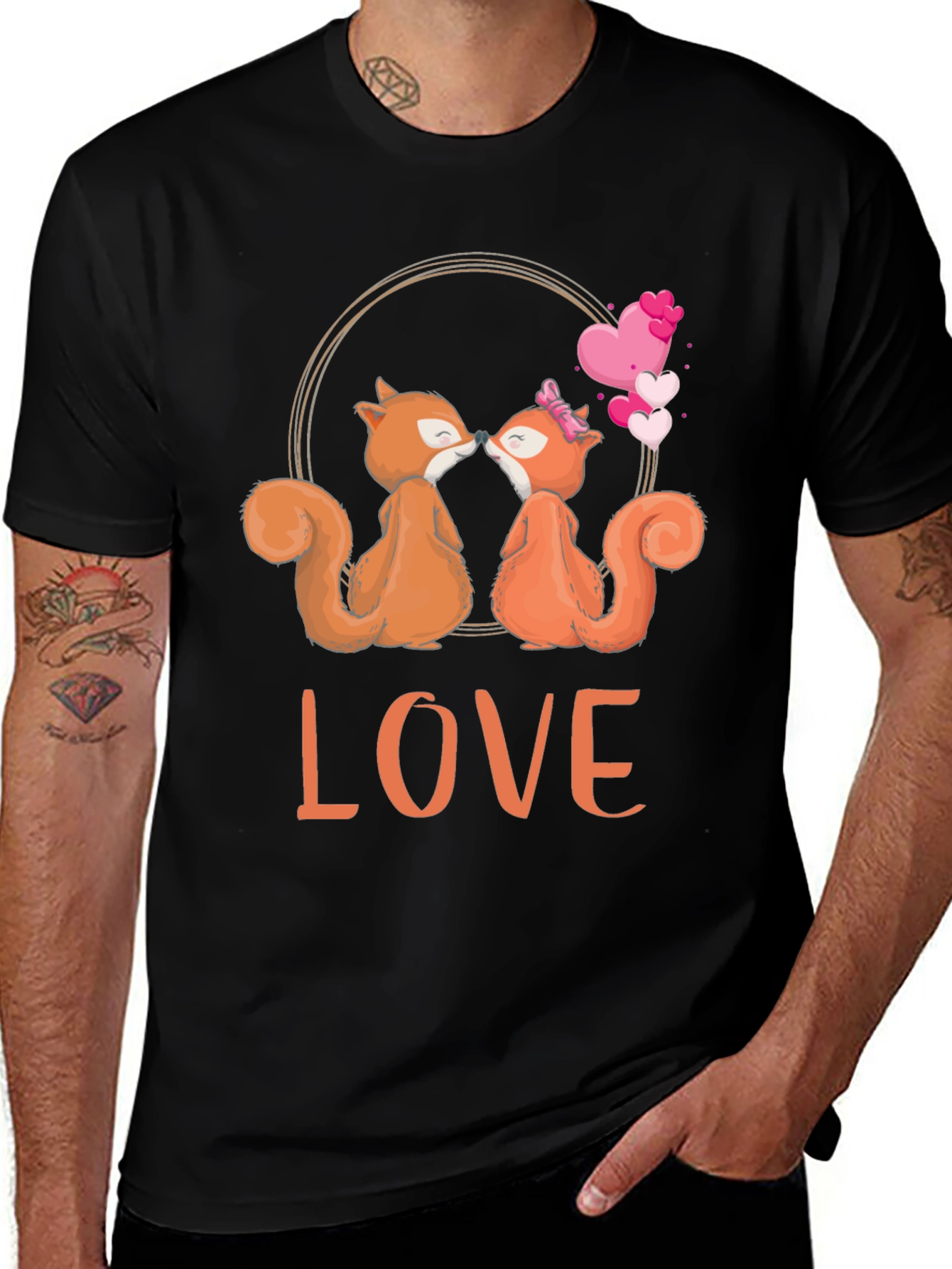 Love Squirrels Graphic T-Shirt