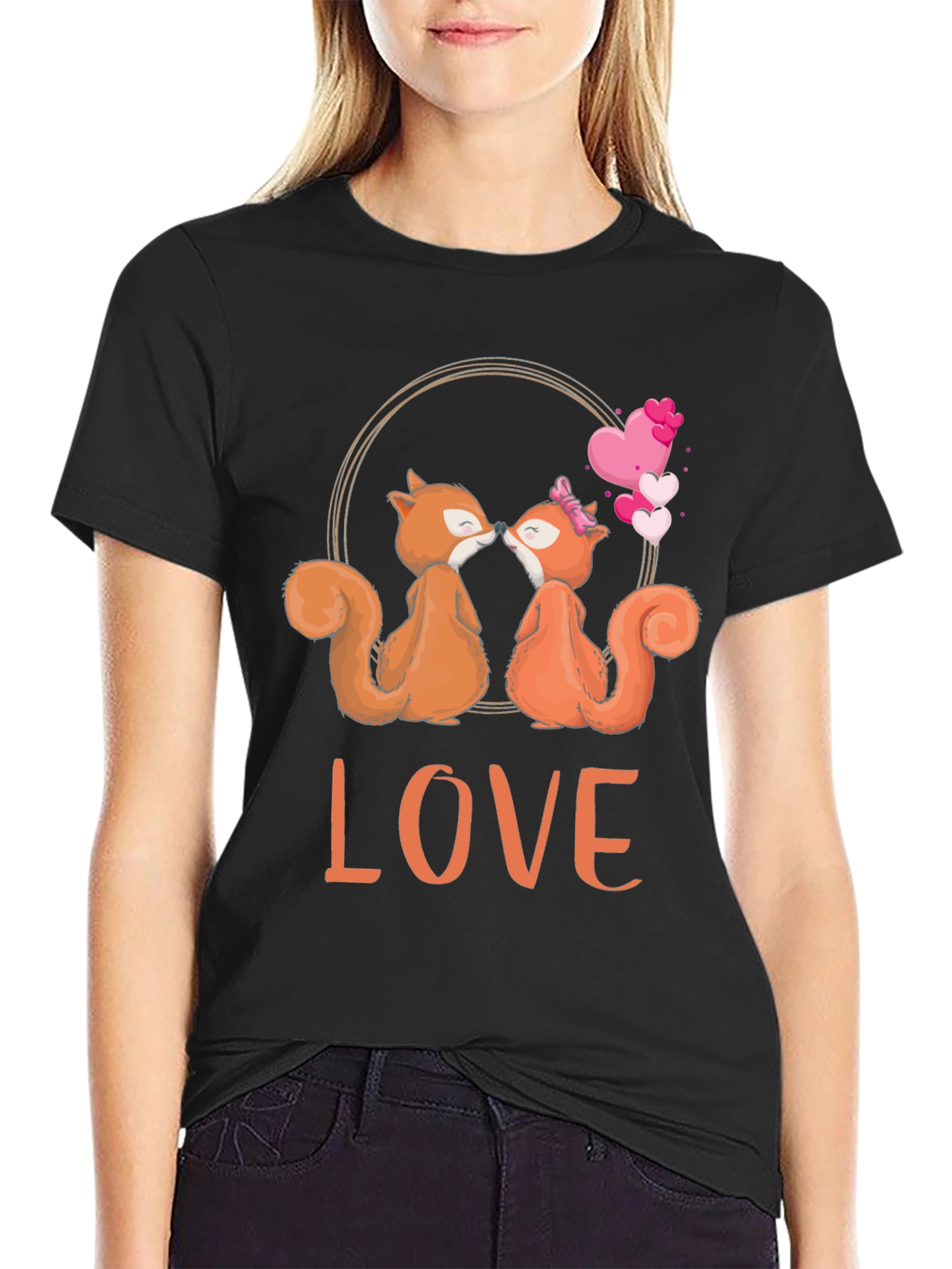 Love Squirrels Graphic T-Shirt