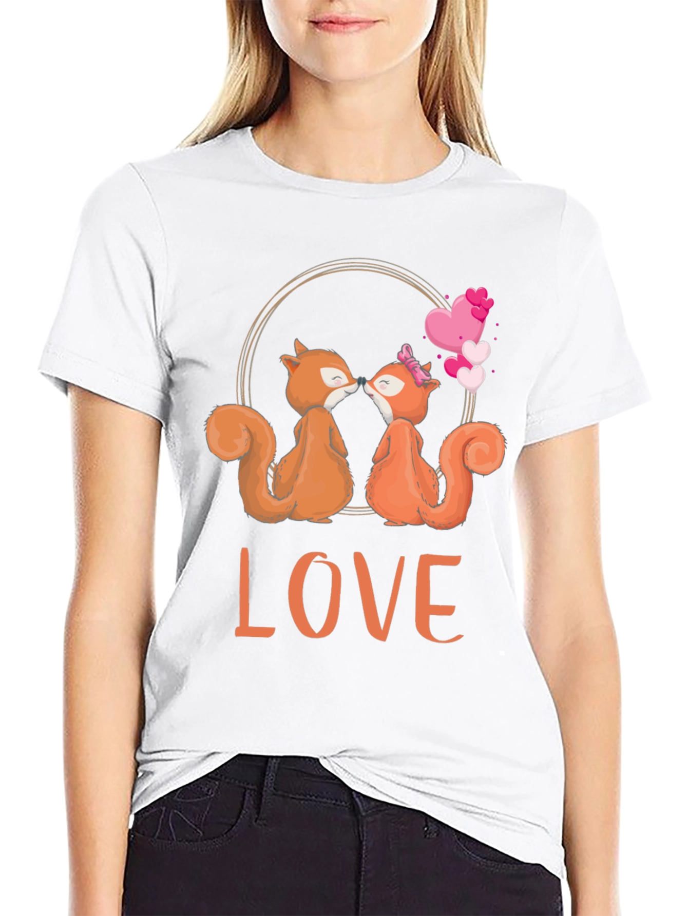 Love Squirrels Graphic T-Shirt