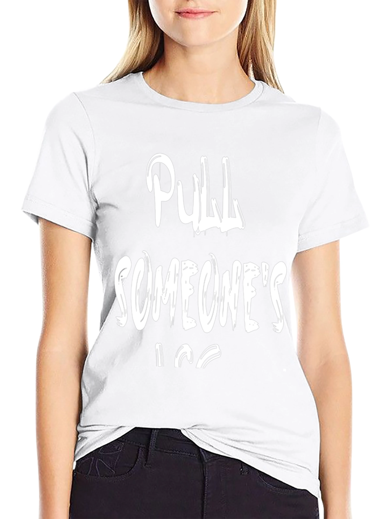 Pull Someones Leg Black T-Shirt