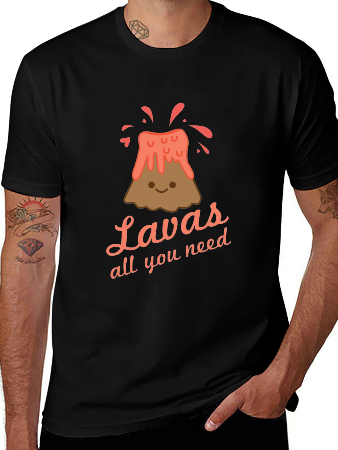 Cute Lava Volcano Graphic T-Shirt -  All You Need!