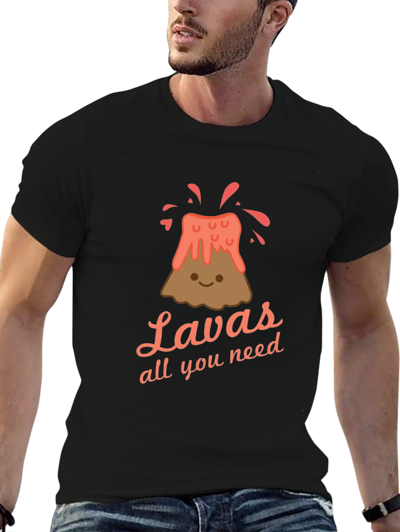 Cute Lava Volcano Graphic T-Shirt -  All You Need!
