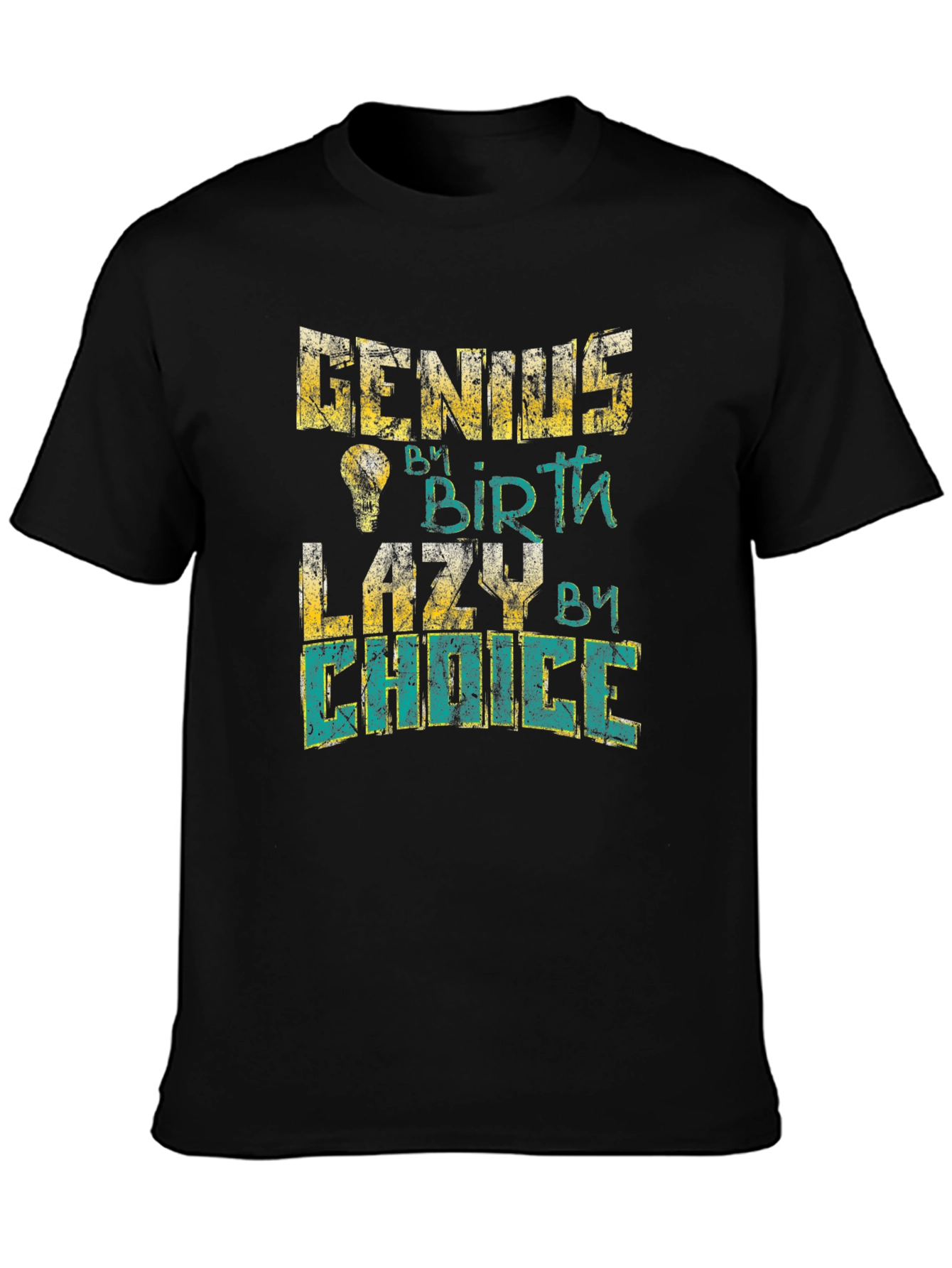 Genius by Birth Funny Mens Graphic Tee