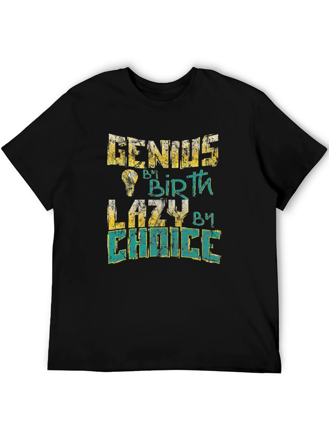 Genius by Birth Funny Mens Graphic Tee