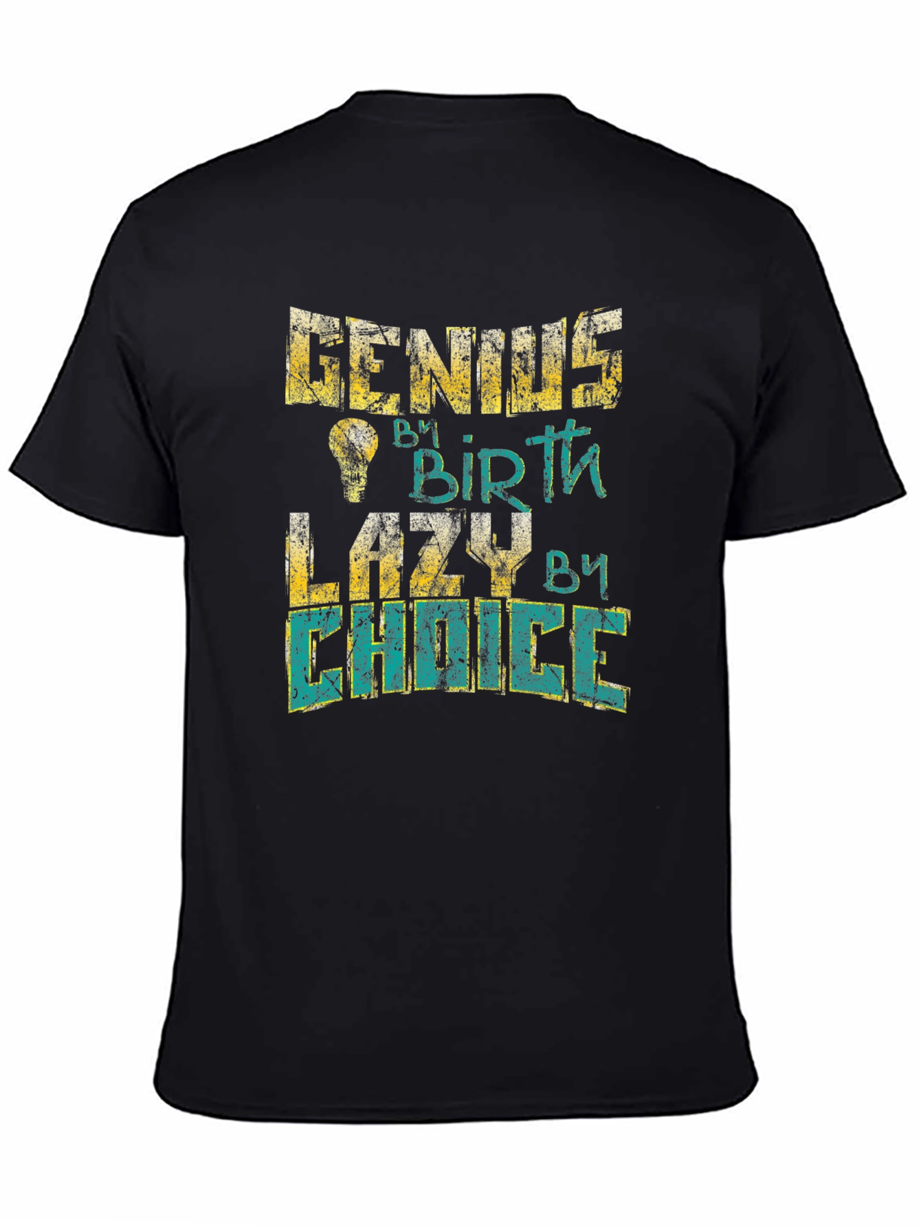 Genius by Birth Funny Mens Graphic Tee