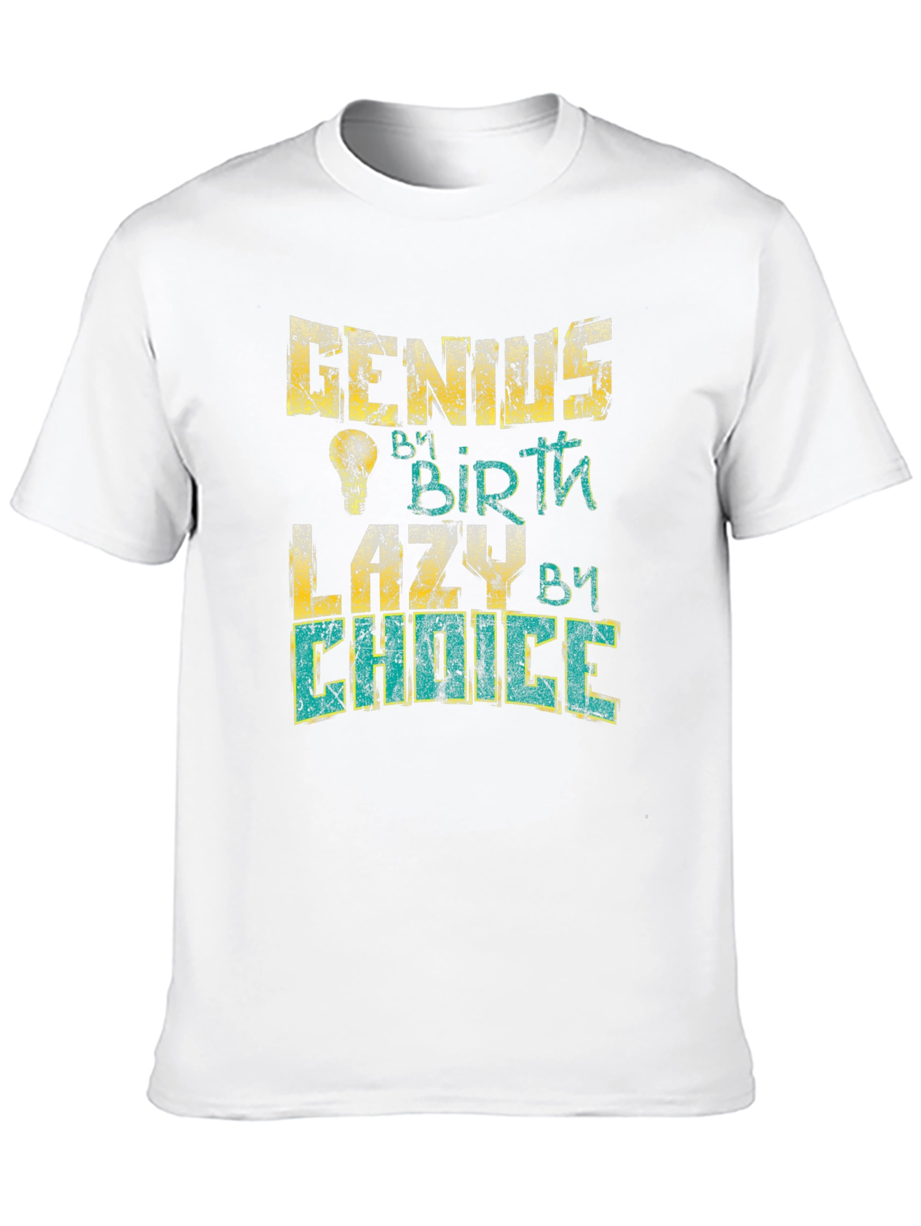 Genius by Birth Funny Mens Graphic Tee