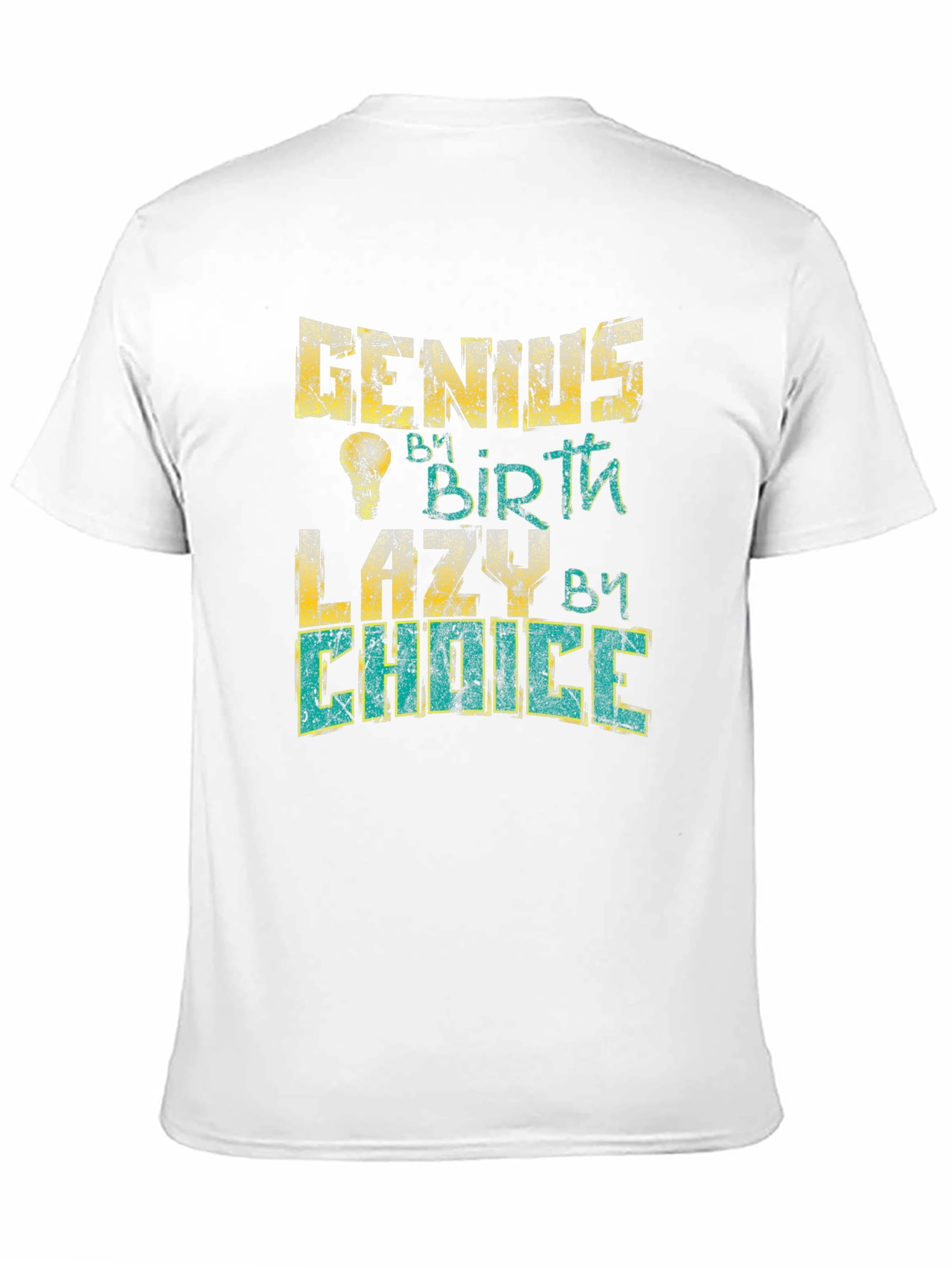 Genius by Birth Funny Mens Graphic Tee