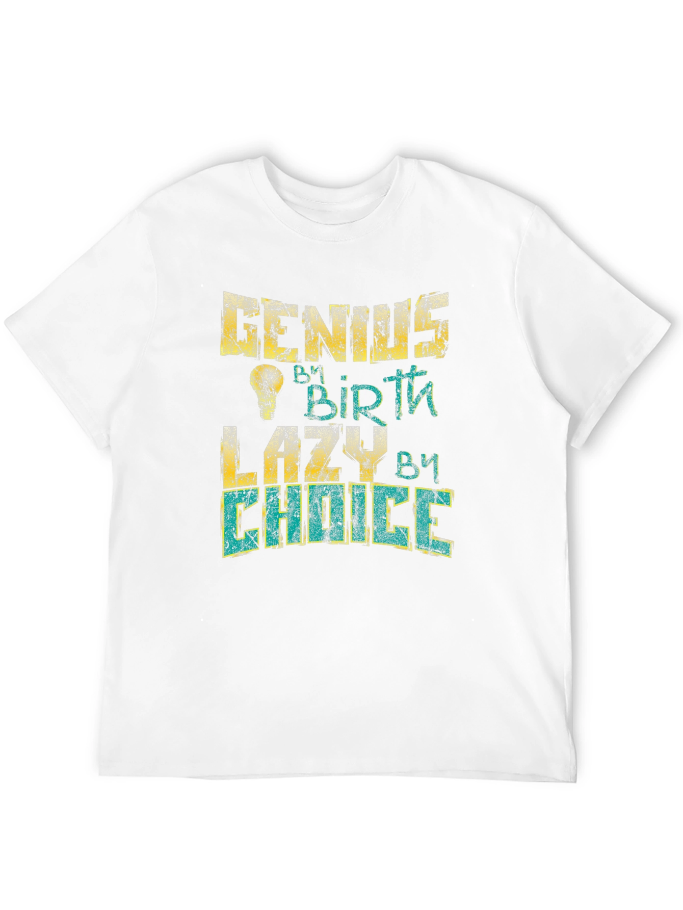 Genius by Birth Funny Mens Graphic Tee