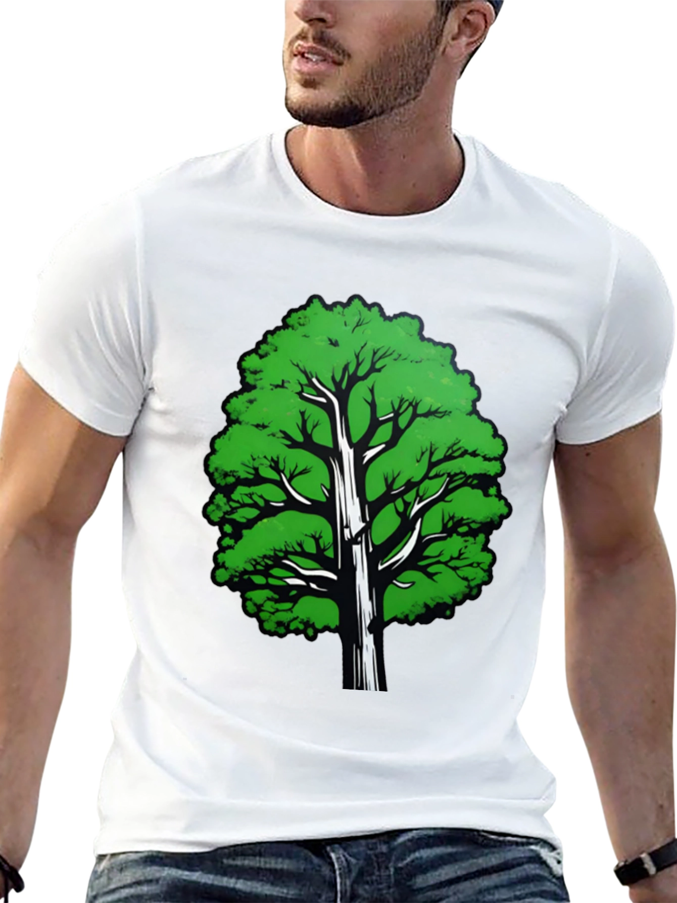 Tree Graphic Tee - Nature Inspired Design