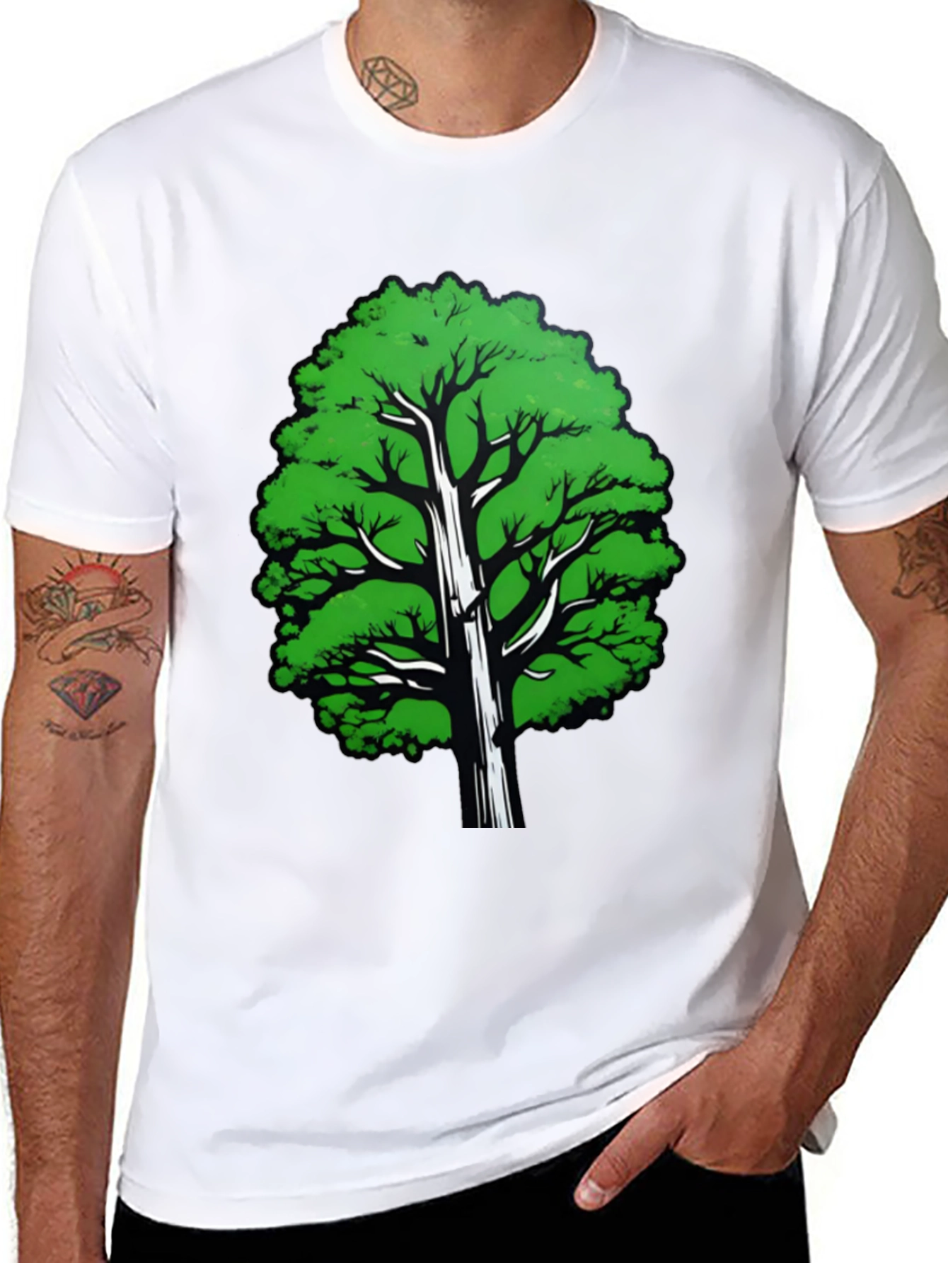 Tree Graphic Tee - Nature Inspired Design