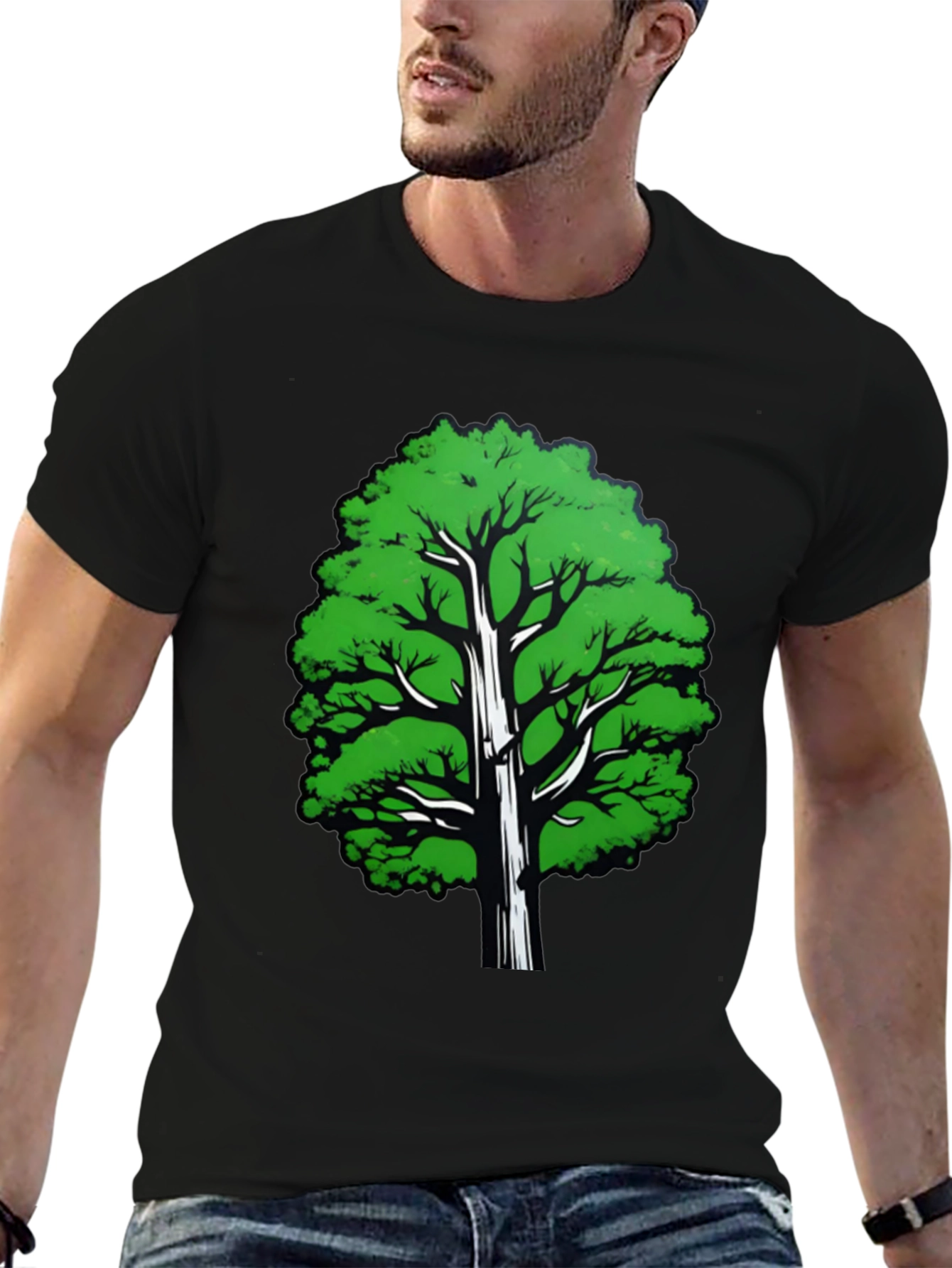 Tree Graphic Tee - Nature Inspired Design