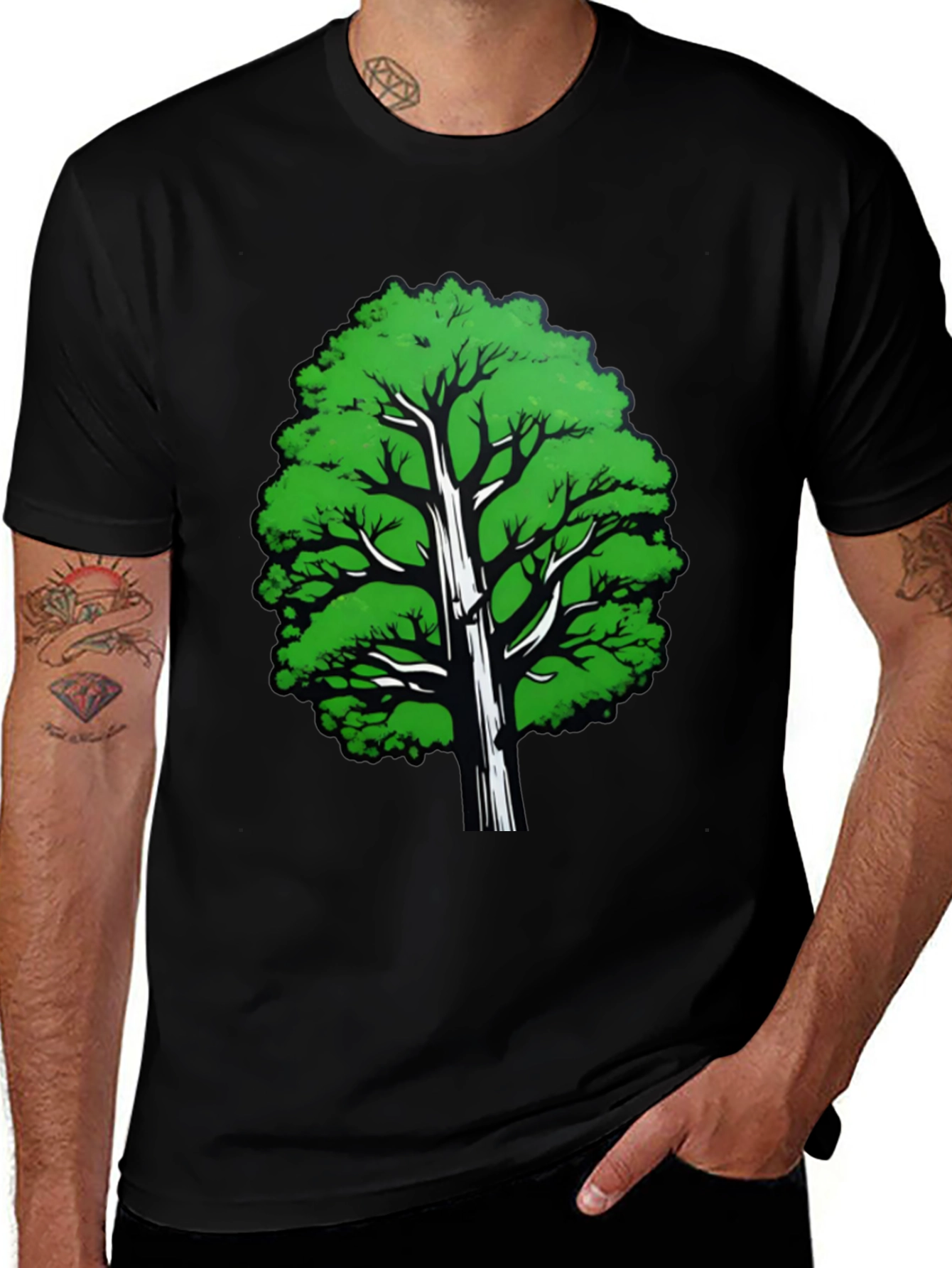 Tree Graphic Tee - Nature Inspired Design