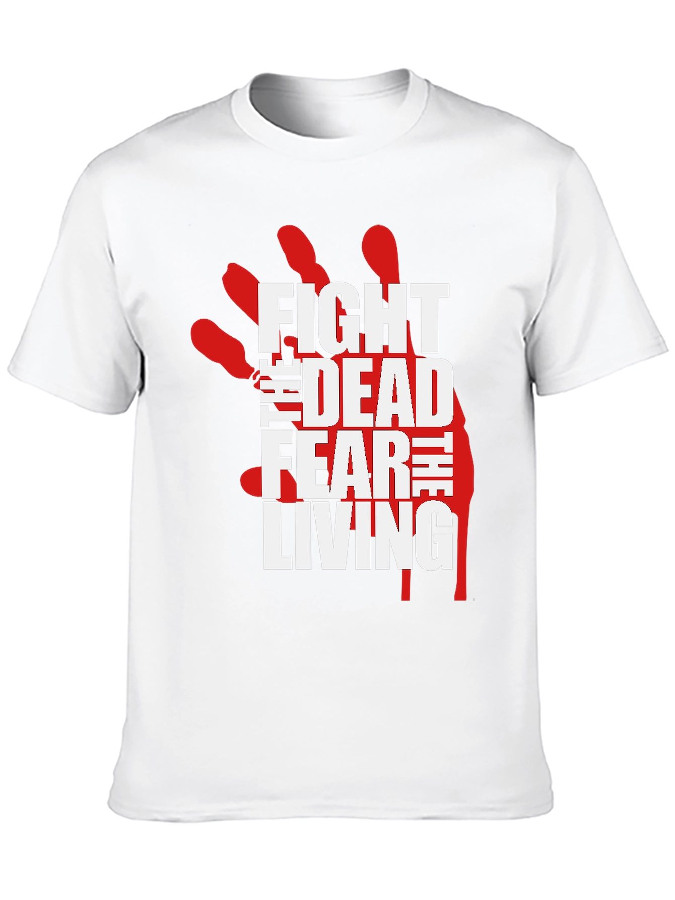 Fight the Dead Fear the Living Black Graphic Tee