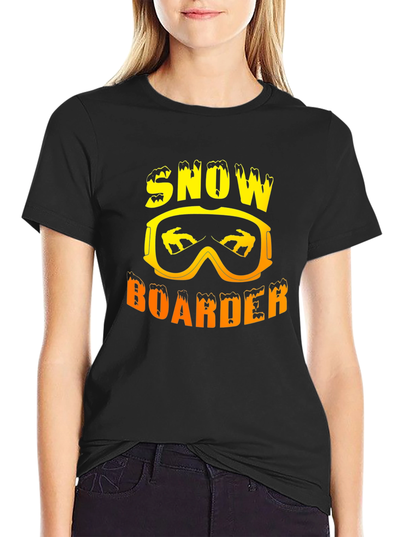 Snowboarder Graphic T-Shirt - Cool Winter Sports Tee