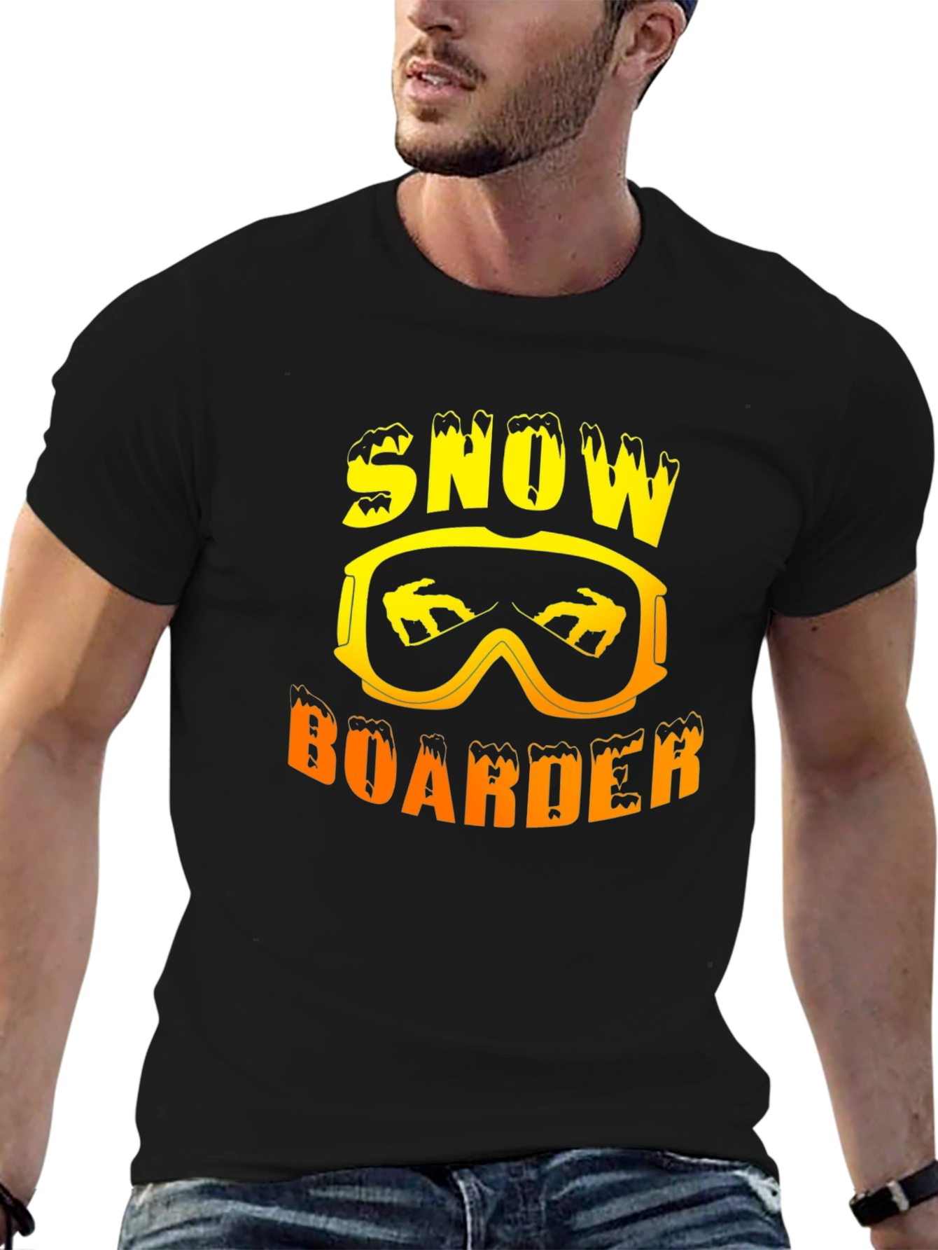 Snowboarder Graphic T-Shirt - Cool Winter Sports Tee